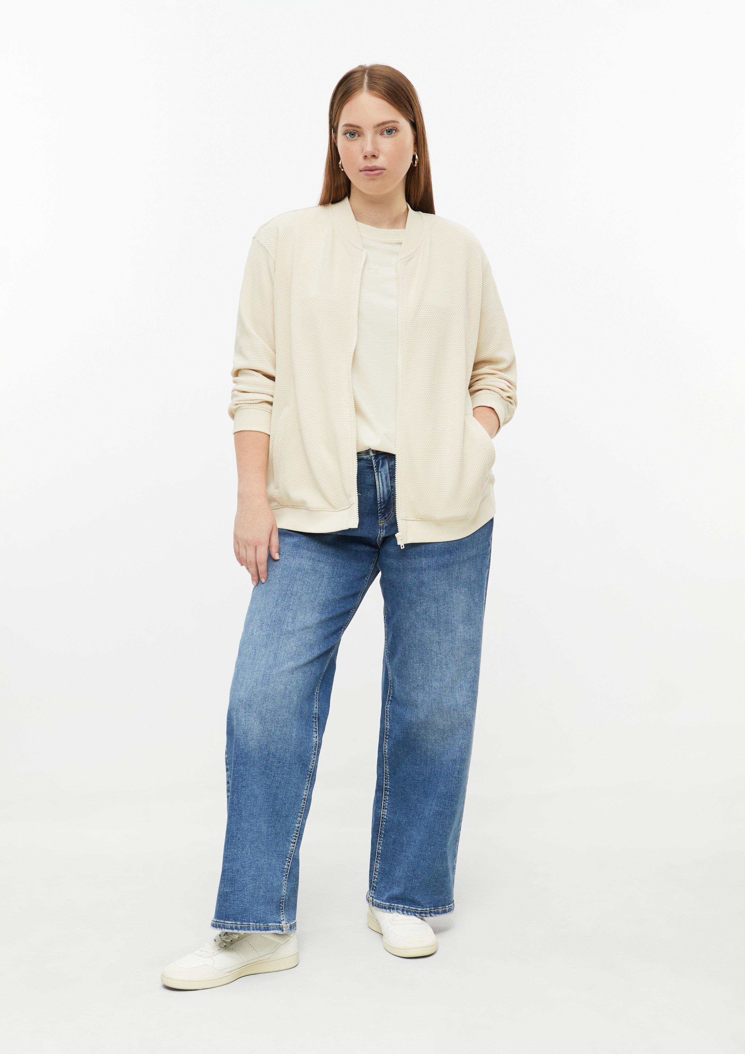 Femmes Sweat-shirt en beige de QS CURVE