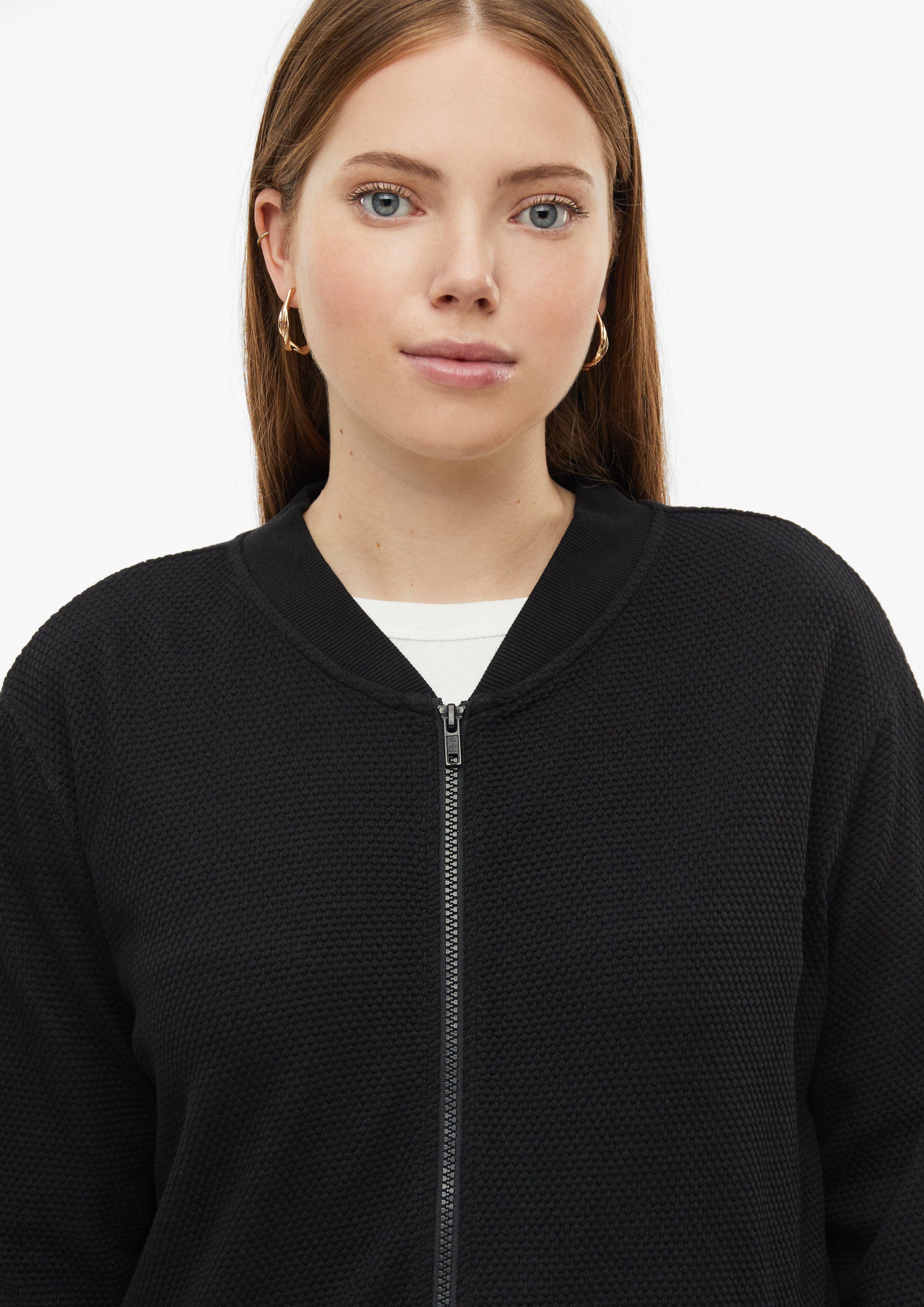 Damen Sweatshirt in schwarz von QS CURVE
