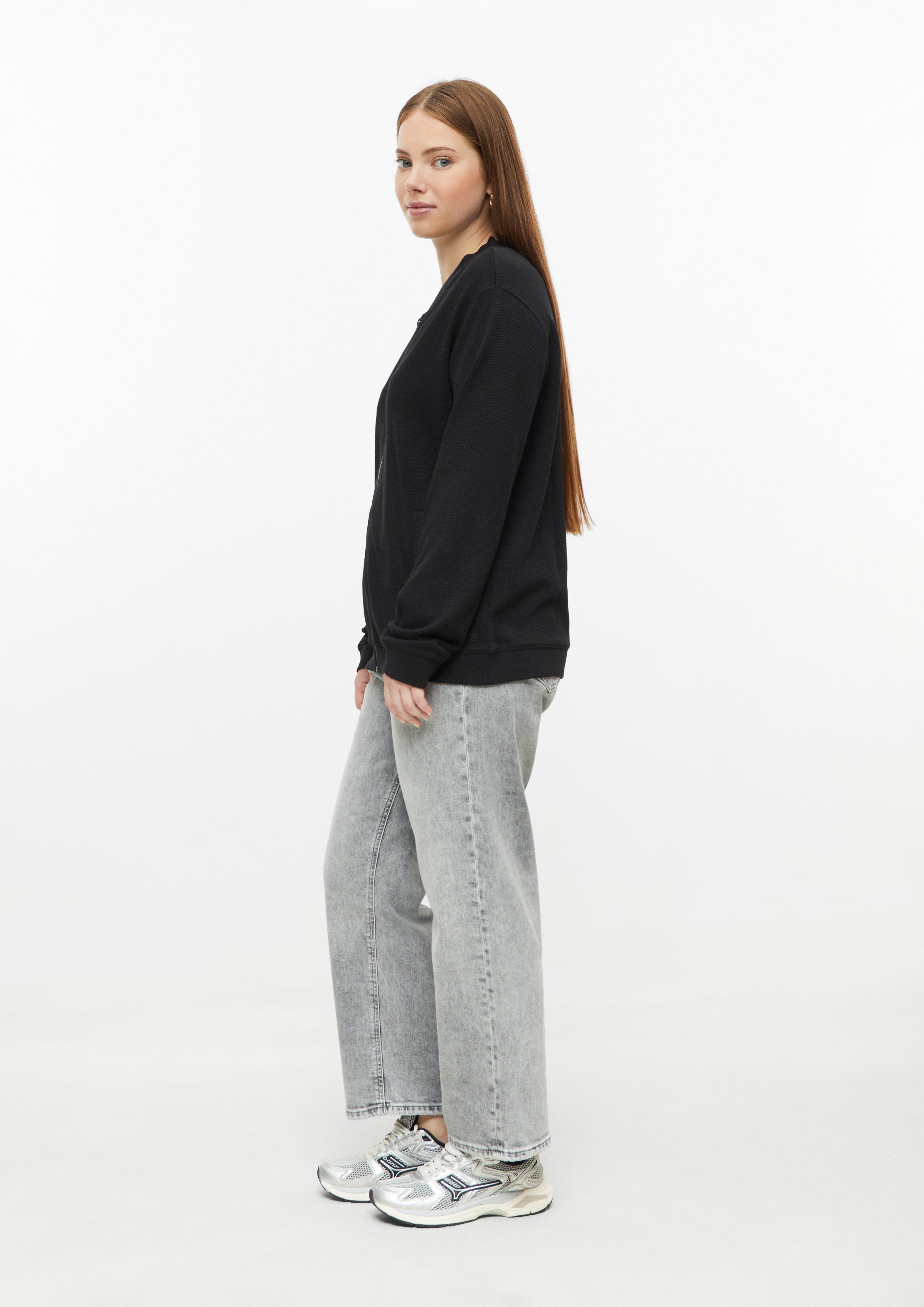 Damen Sweatshirt in schwarz von QS CURVE