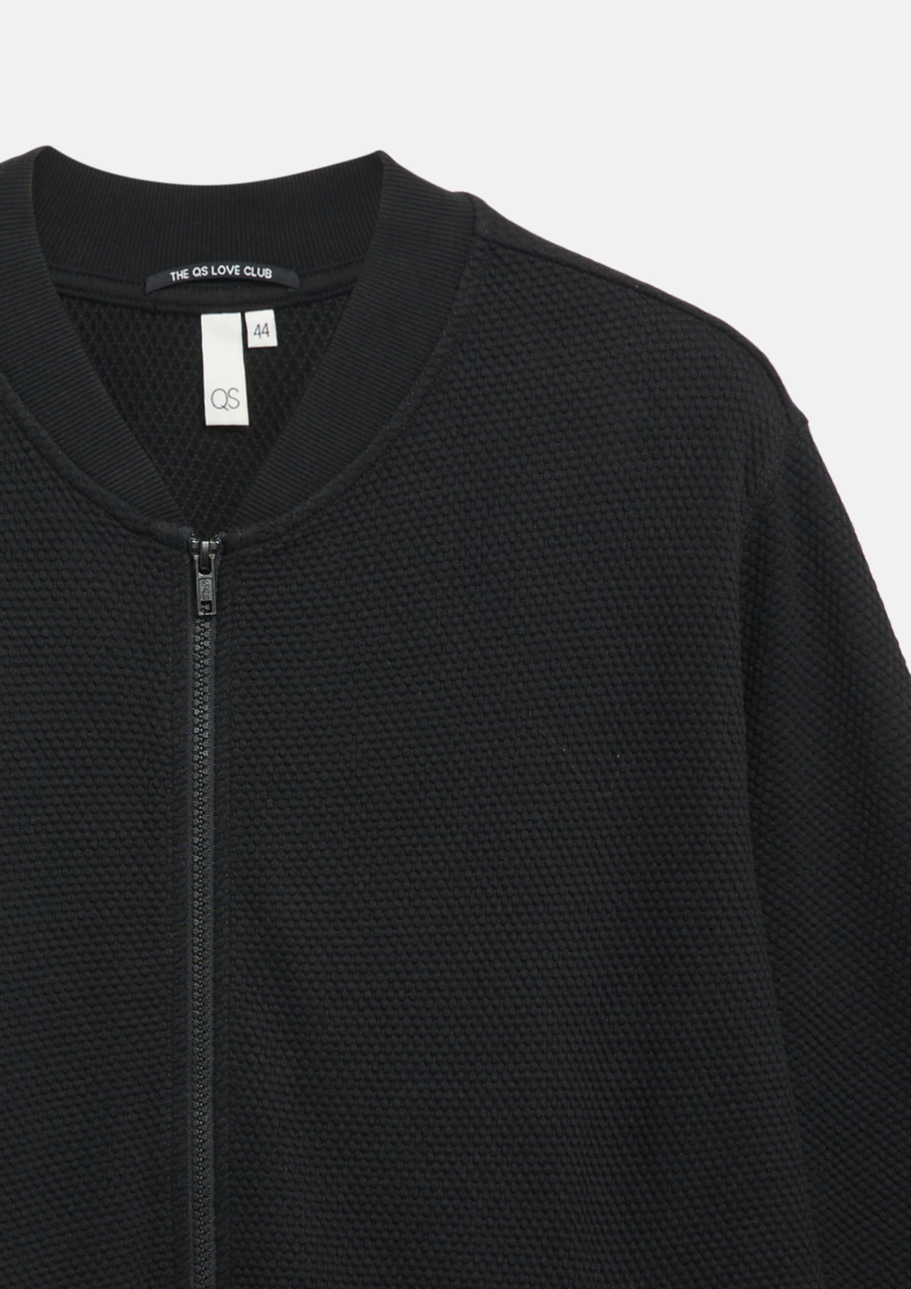 Damen Sweatshirt in schwarz von QS CURVE