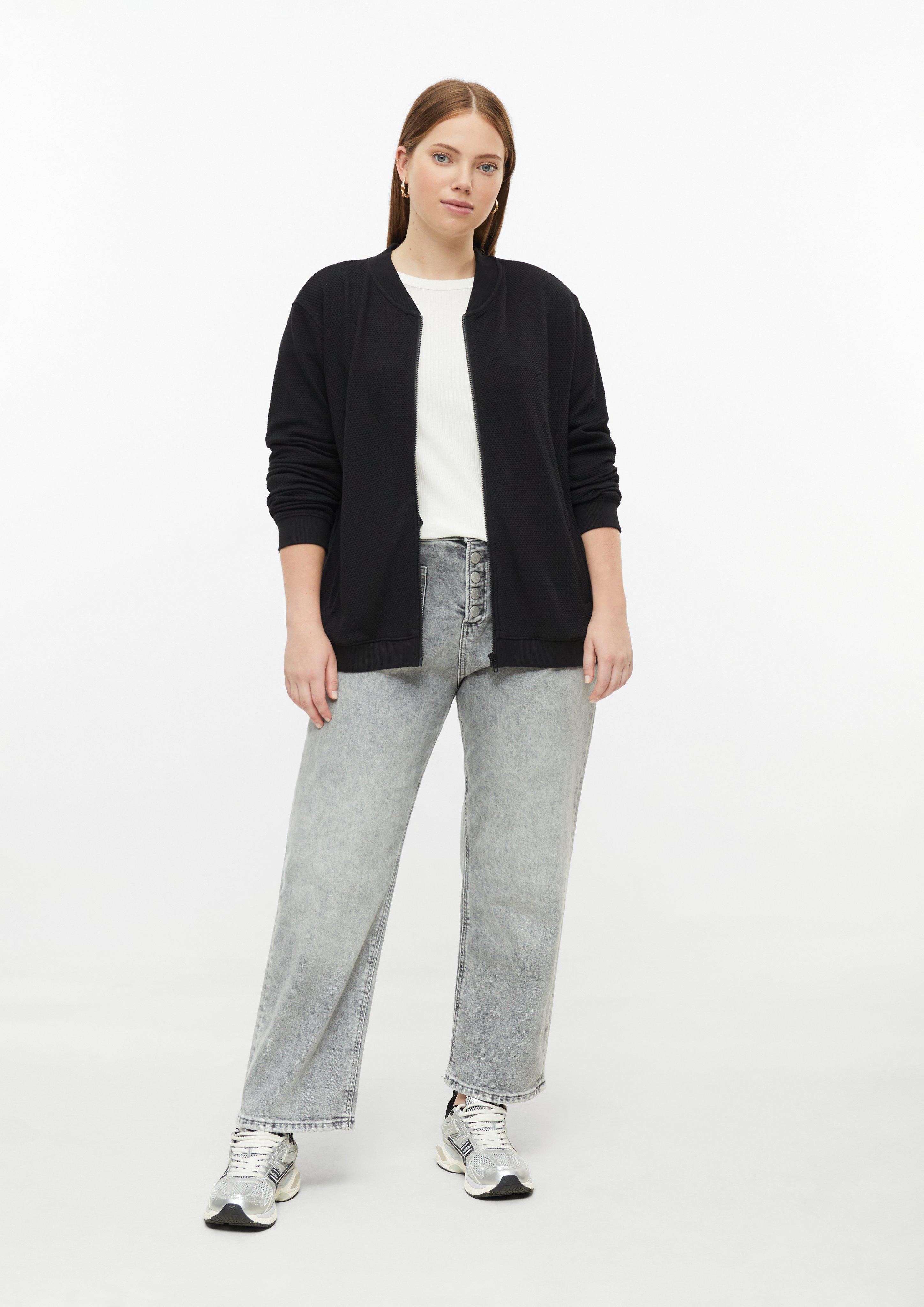 Damen Sweatshirt in schwarz von QS CURVE