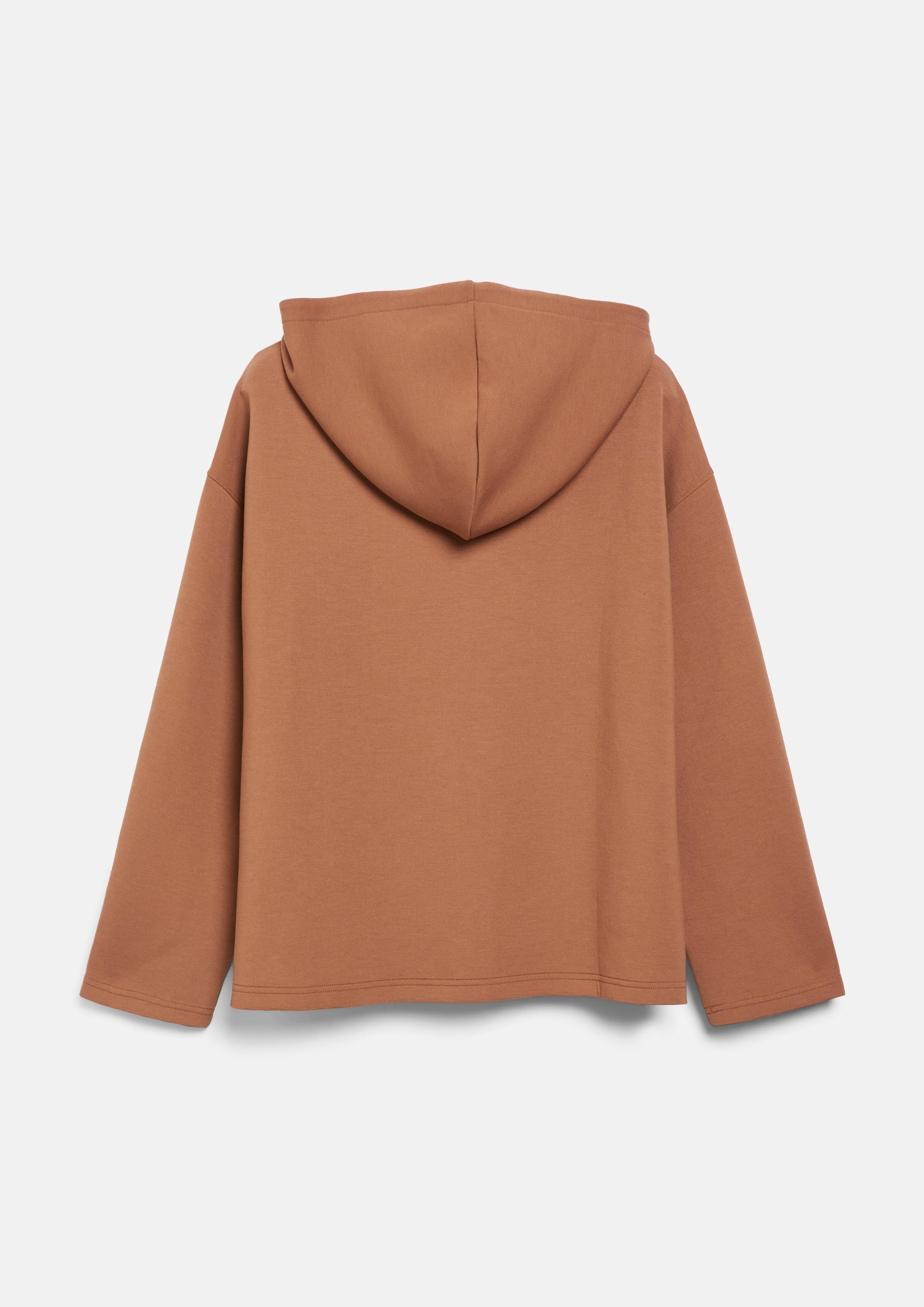 Dames Sweatshirt in bruin van QS CURVE