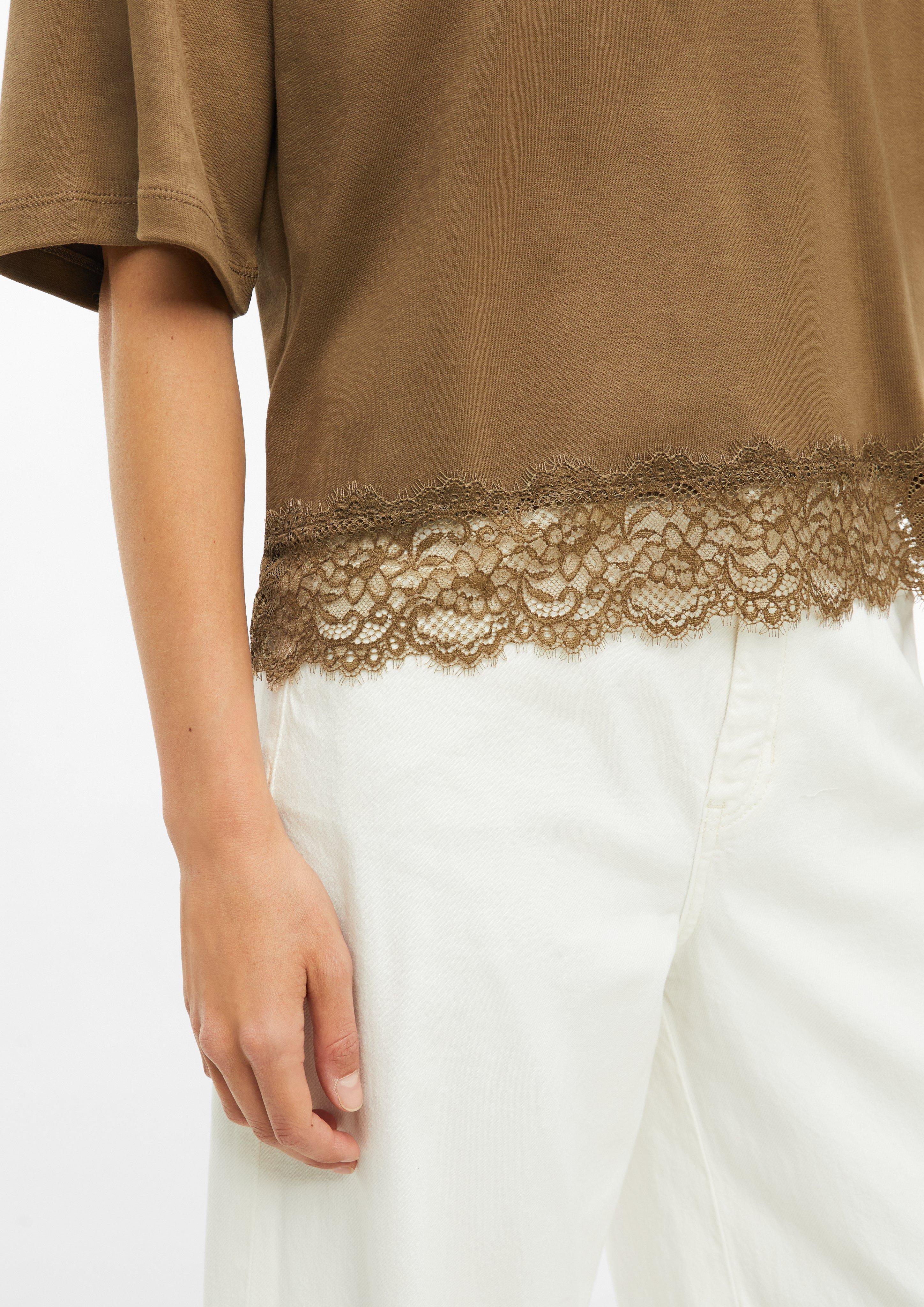 Femmes T-shirt en brun de s.Oliver