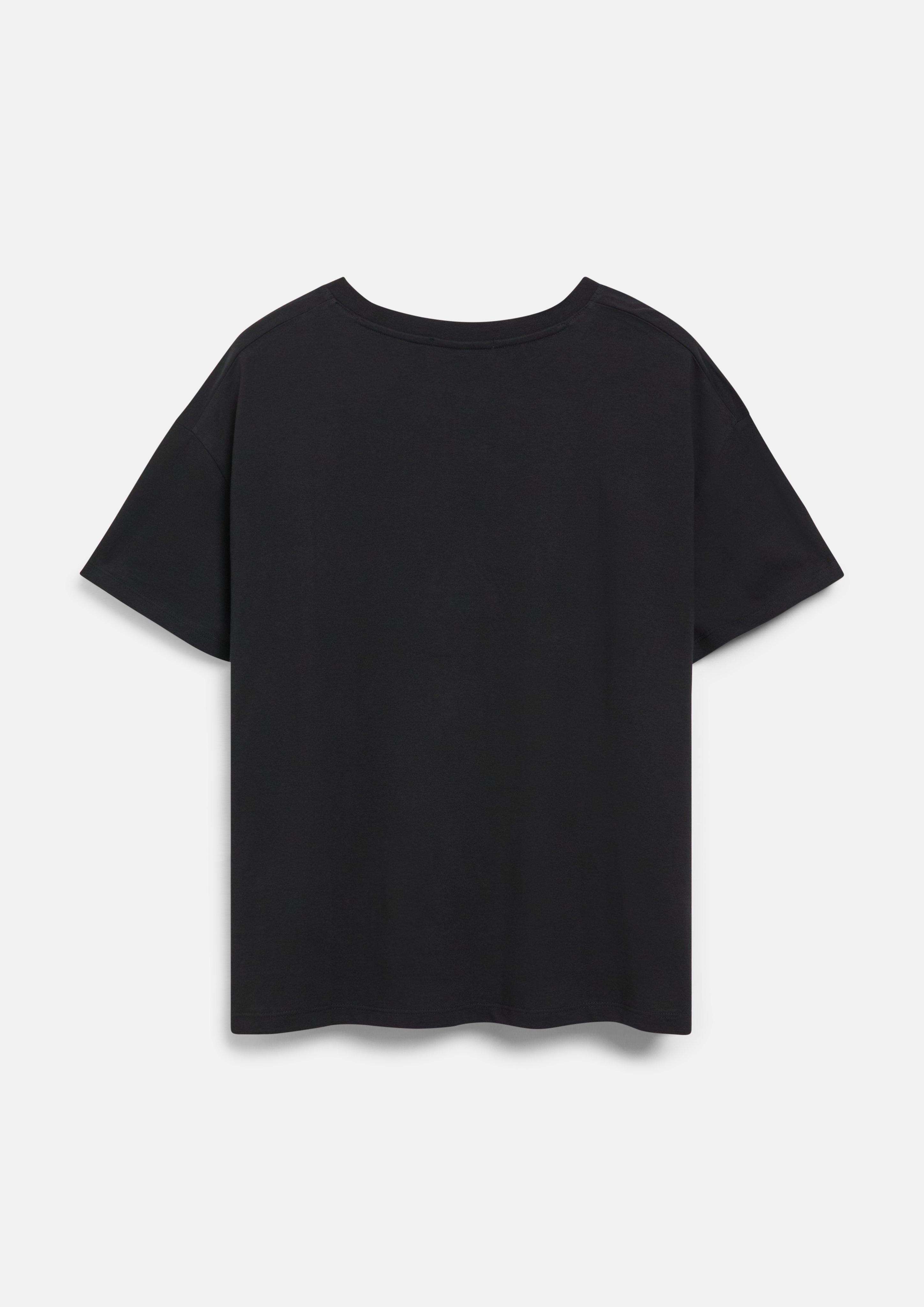Damen T-Shirt in schwarz von QS CURVE