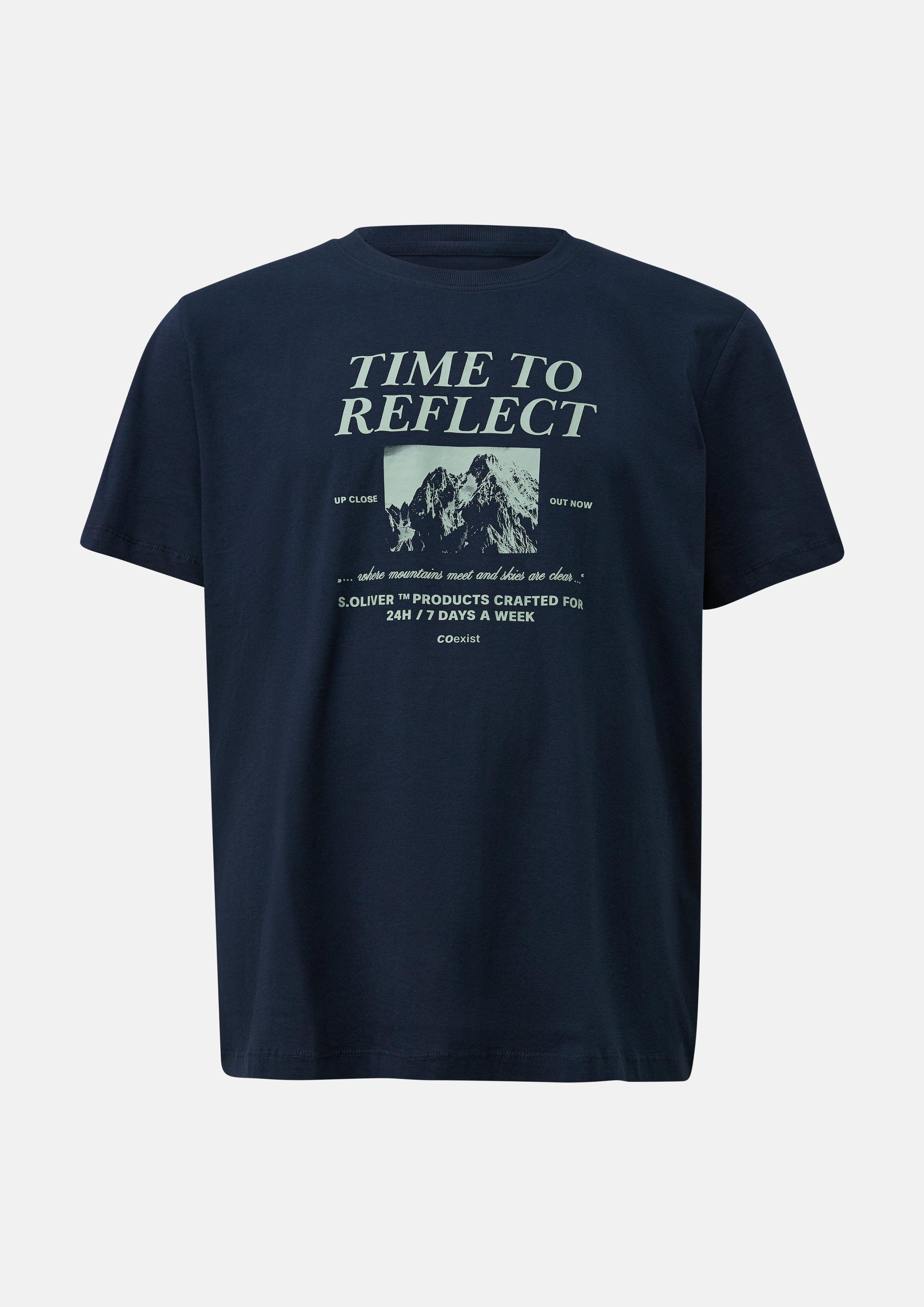 Hommes T-shirt en bleu de s.Oliver Men Big Sizes