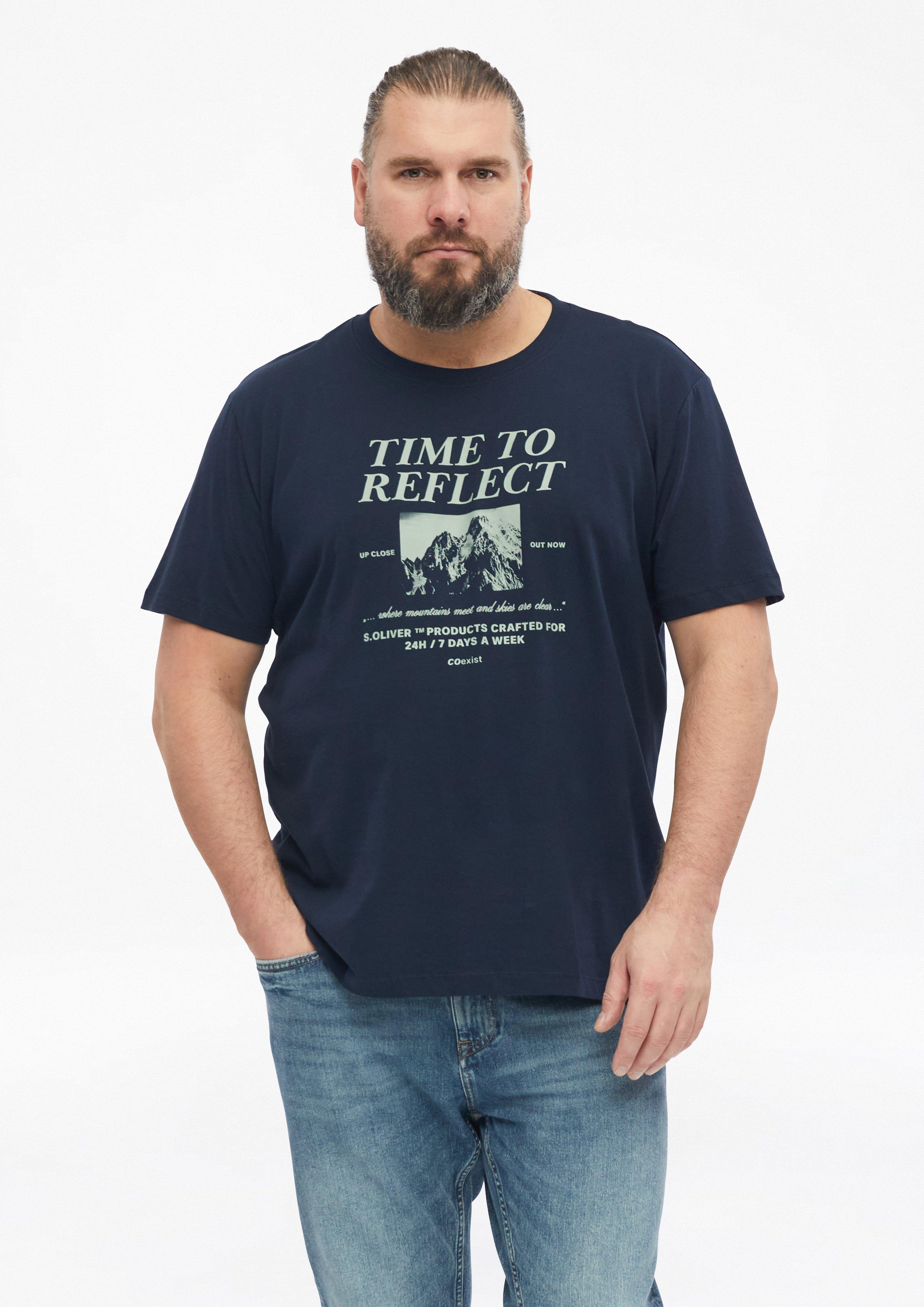 T-Shirt in navy van s.Oliver Men Big Sizes