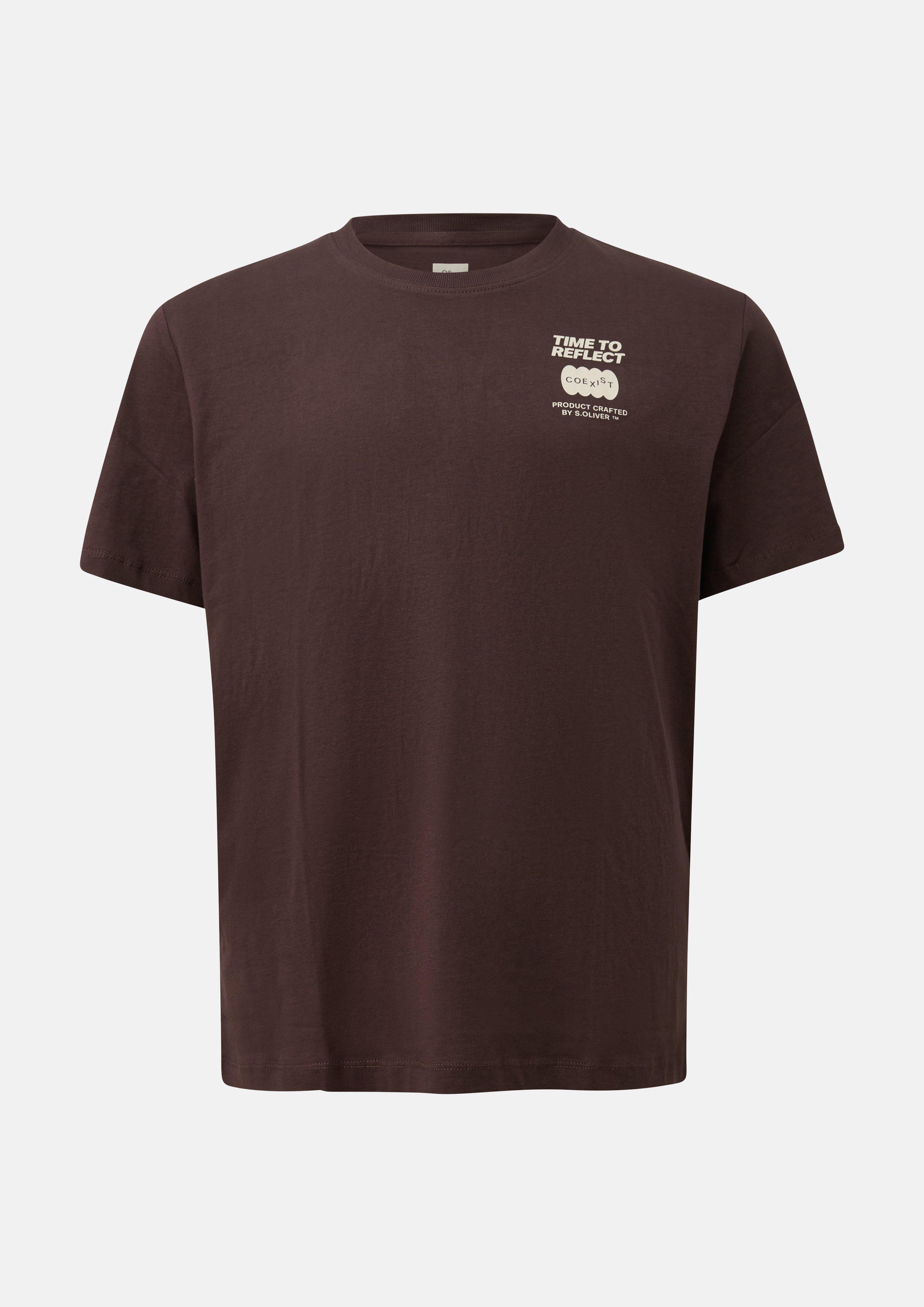 Hommes T-shirt en brun de s.Oliver Men Big Sizes