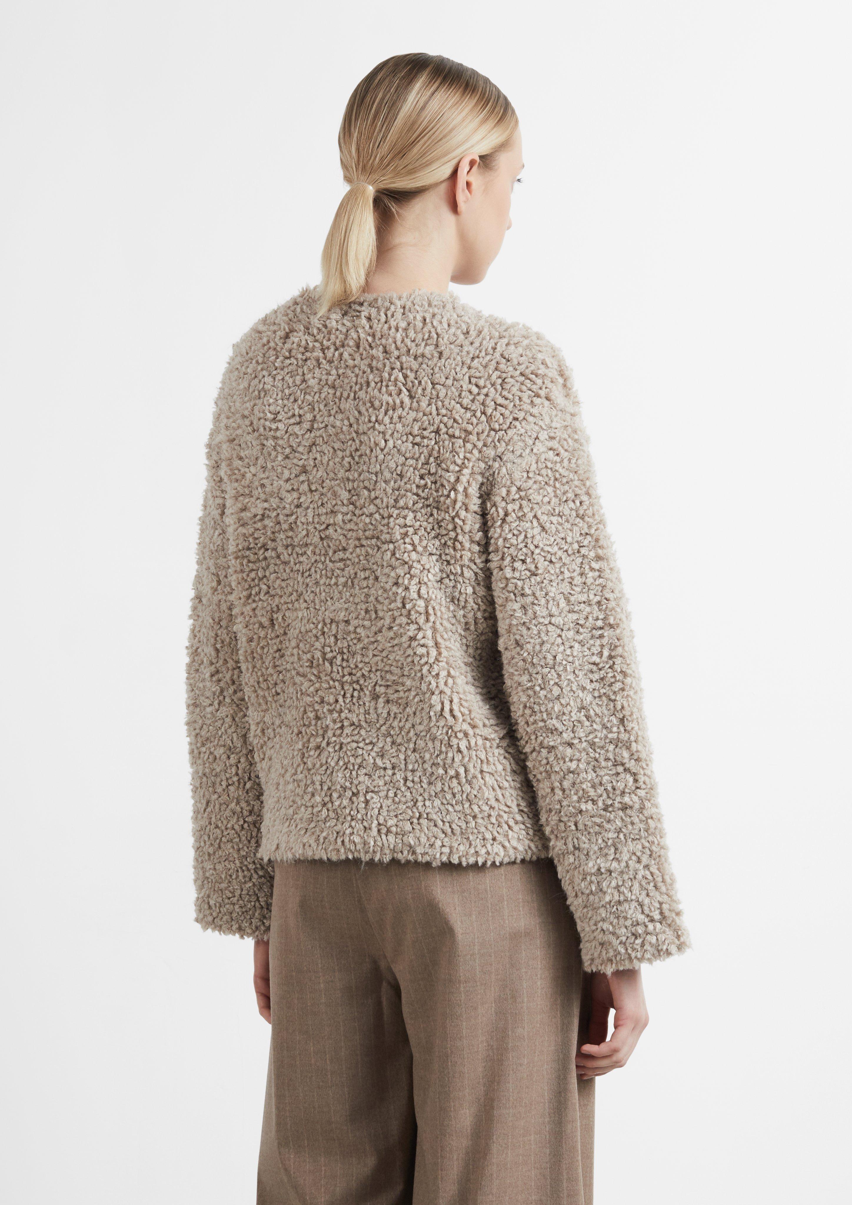Veste en tricot en brun de COMMA