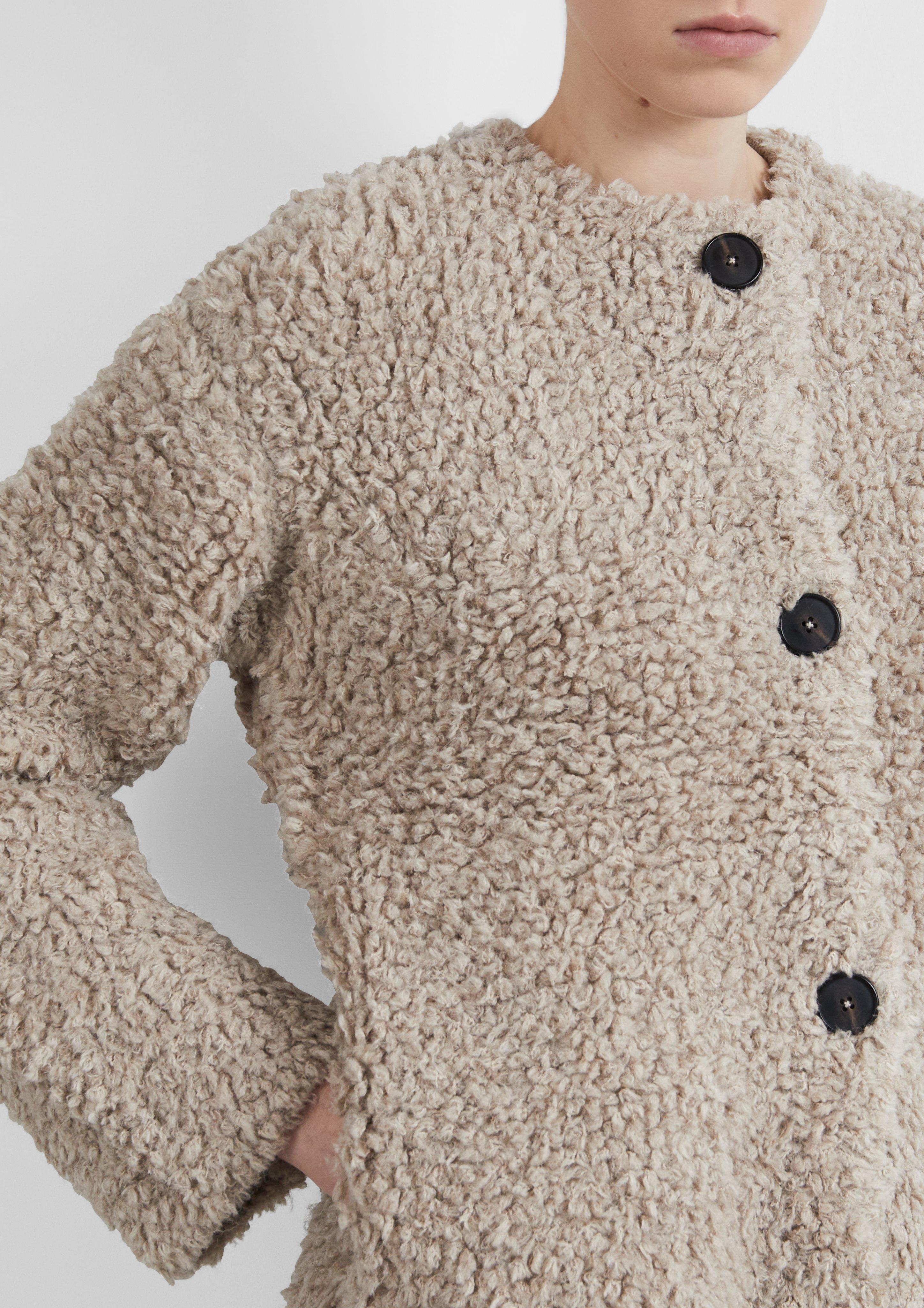Veste en tricot en brun de COMMA