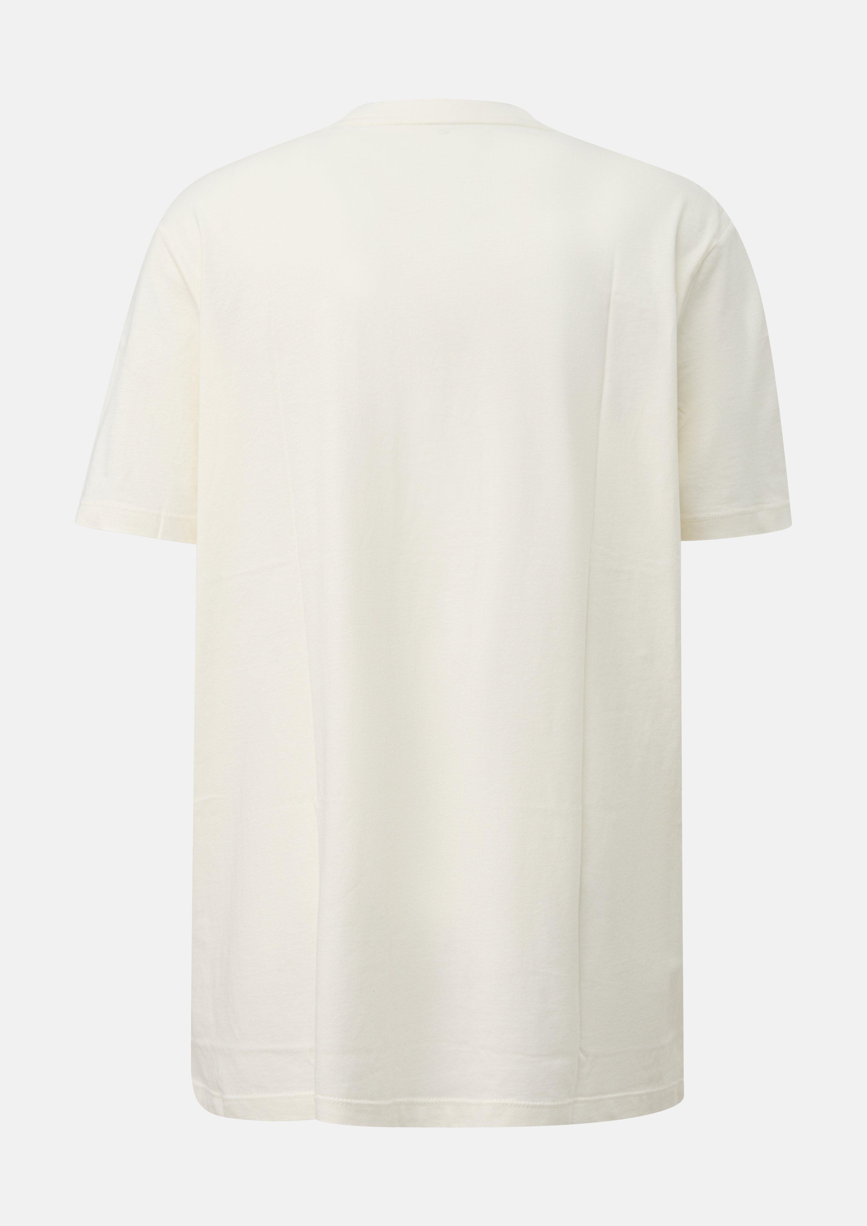 Men T-Shirt in cream by s.Oliver Men Tall Sizes