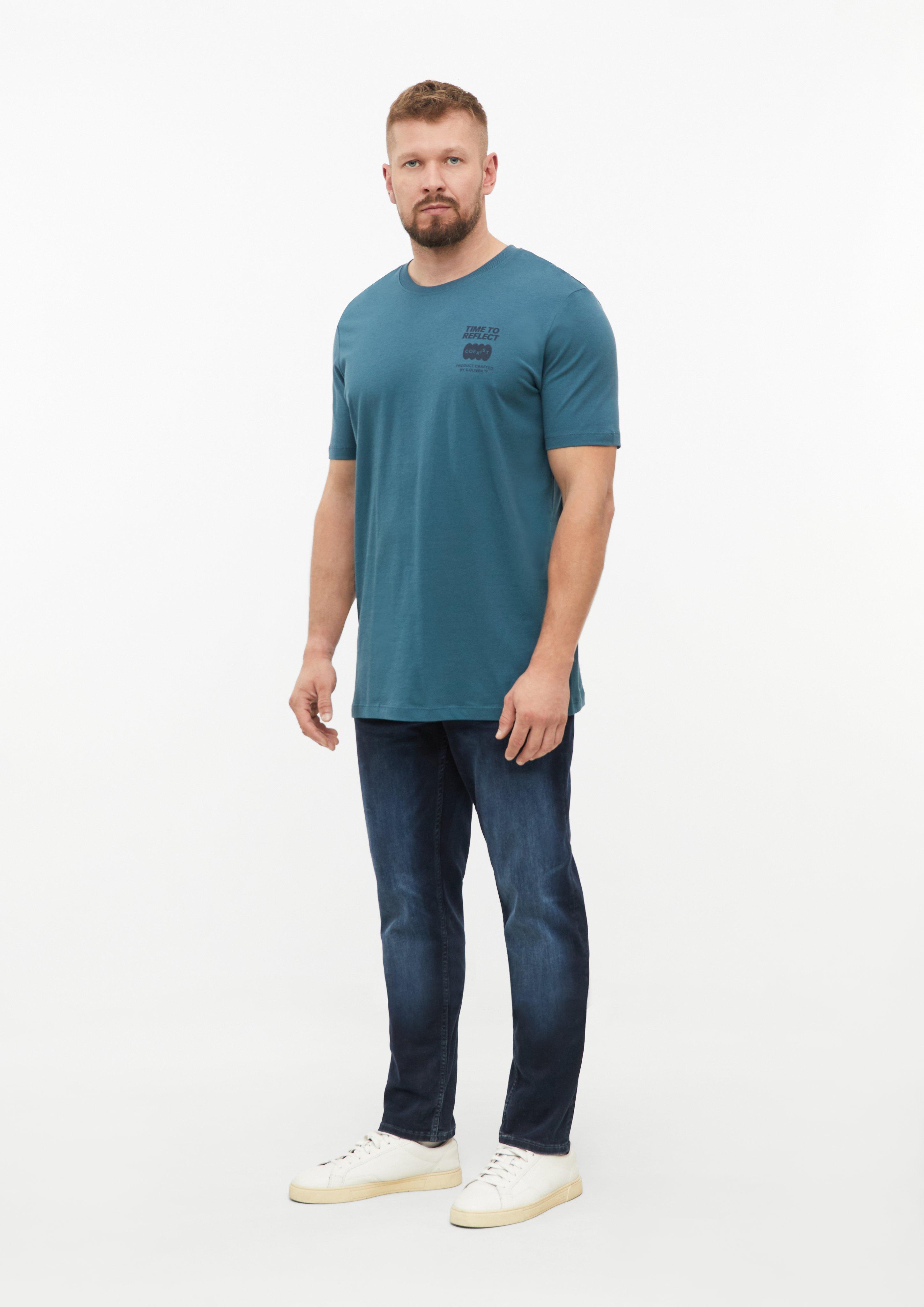 Muškarci Majica kratkih rukav u boji plava od s.Oliver Men Tall Sizes