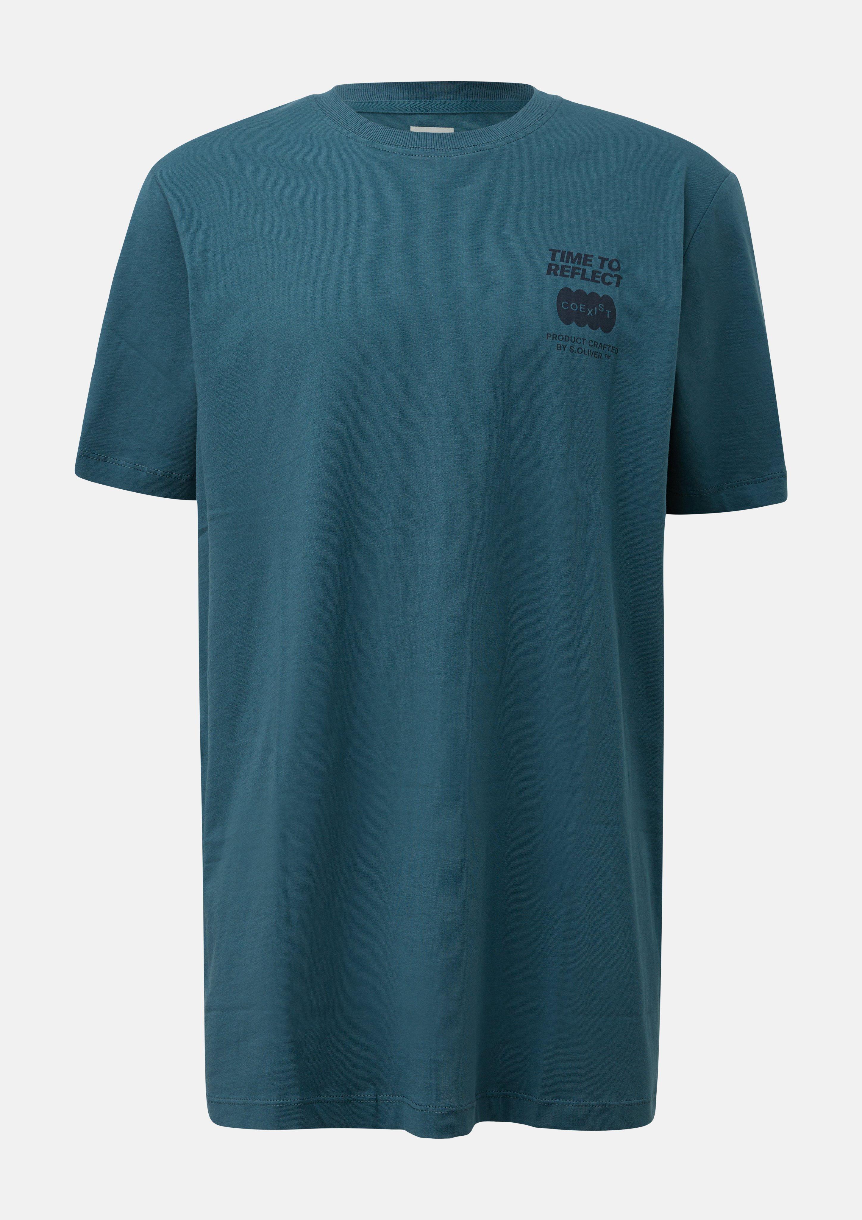 Men T-Shirt in blue by s.Oliver Men Tall Sizes