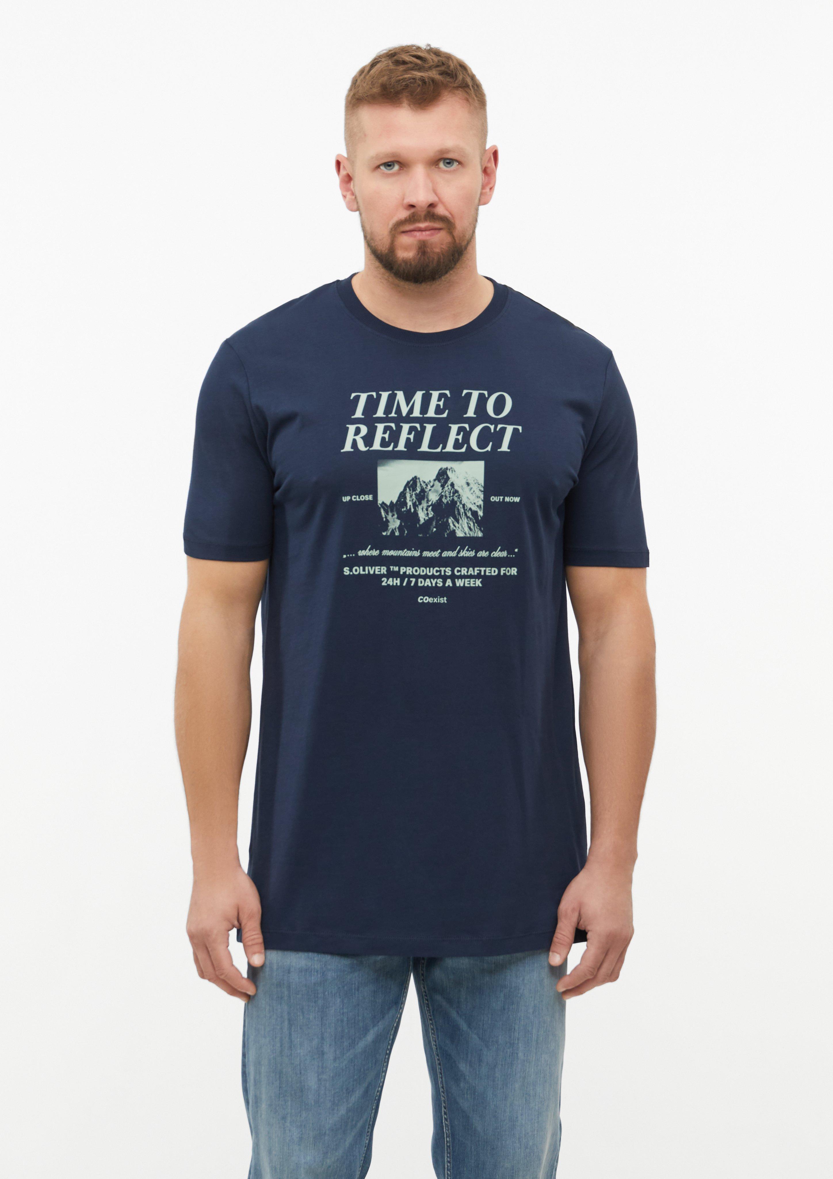 T-Shirt in navy van s.Oliver Men Tall Sizes