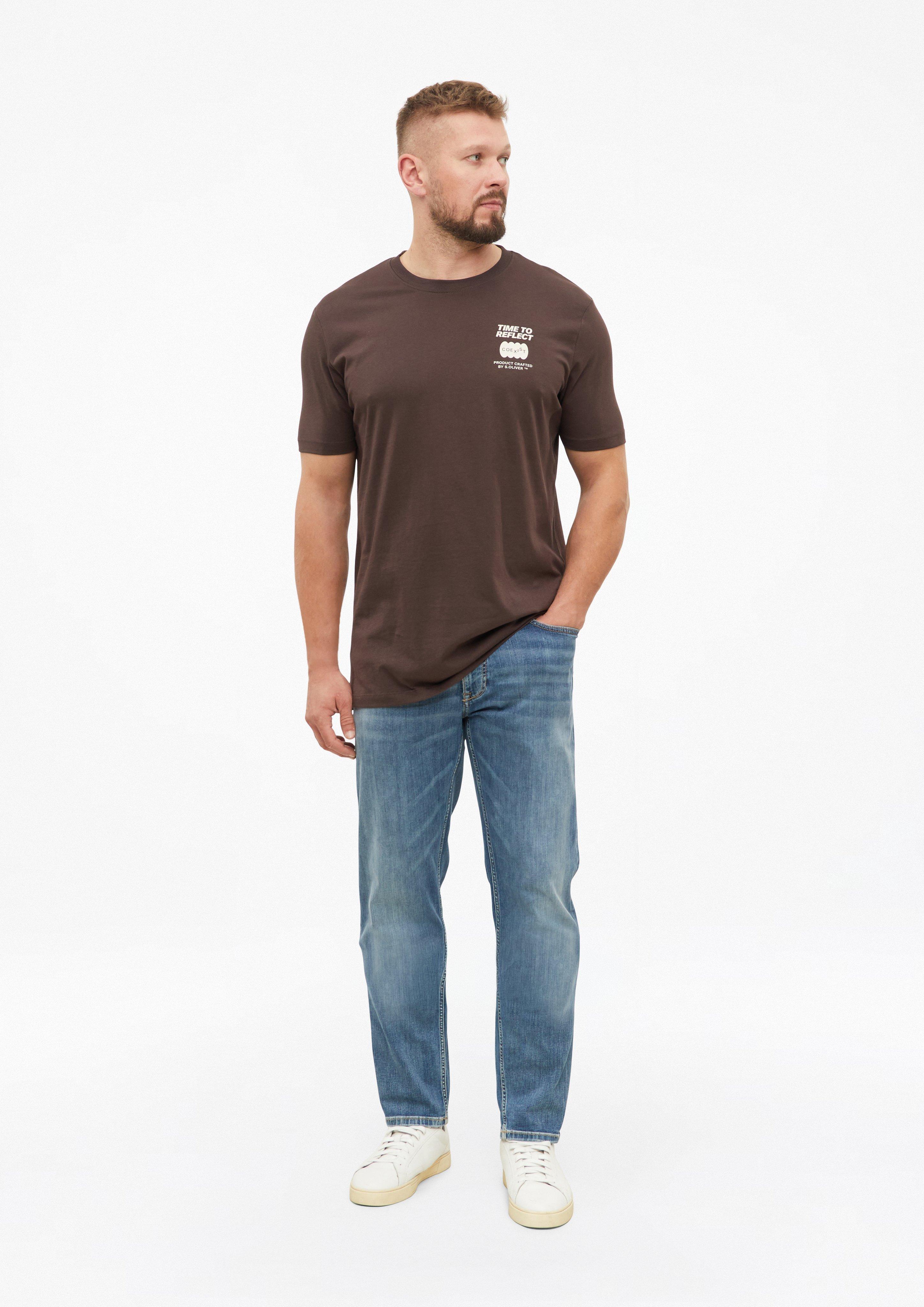 Muškarci Majica kratkih rukav u boji smeđa od s.Oliver Men Tall Sizes