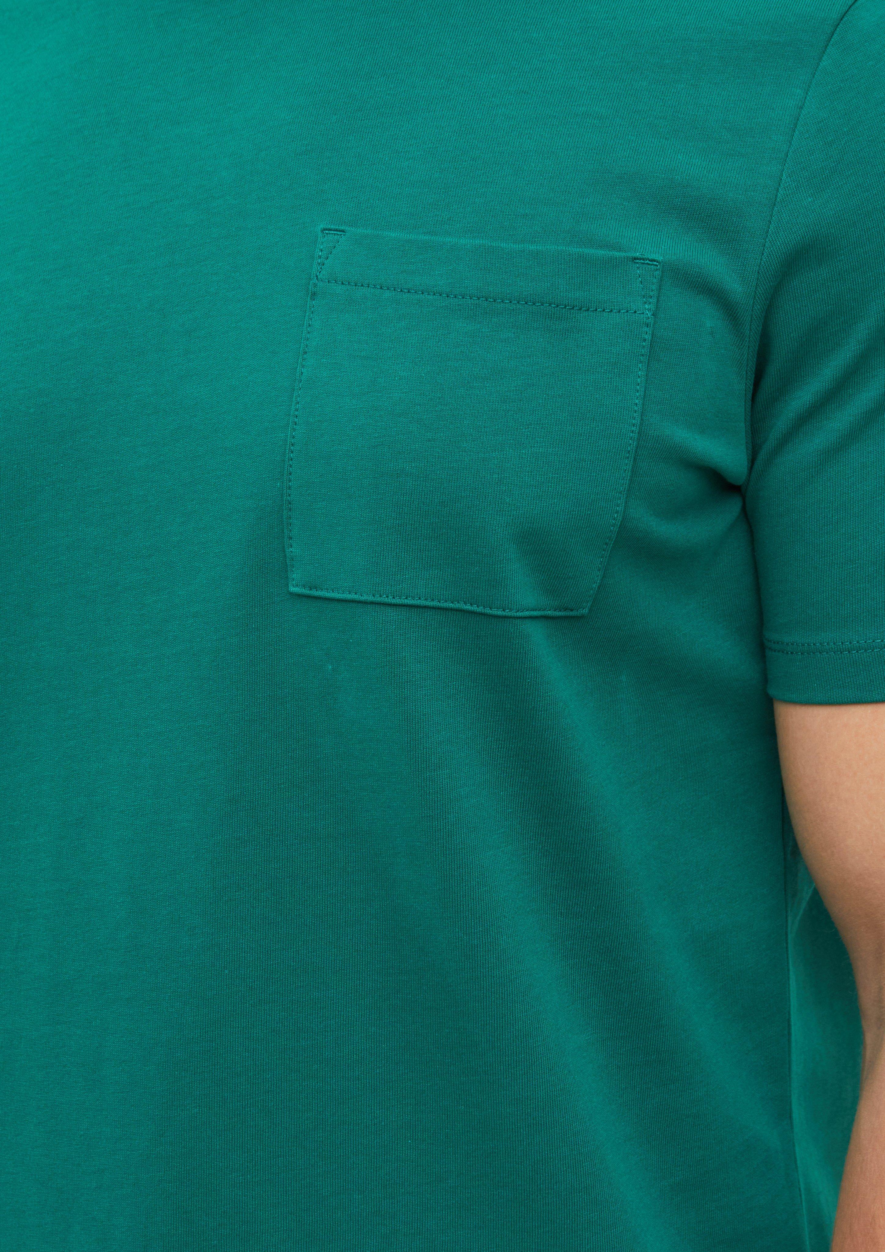 Hommes T-shirt en jersey épais avec poche poitrine, coupe moderne en vert de s.Oliver Men Tall Sizes