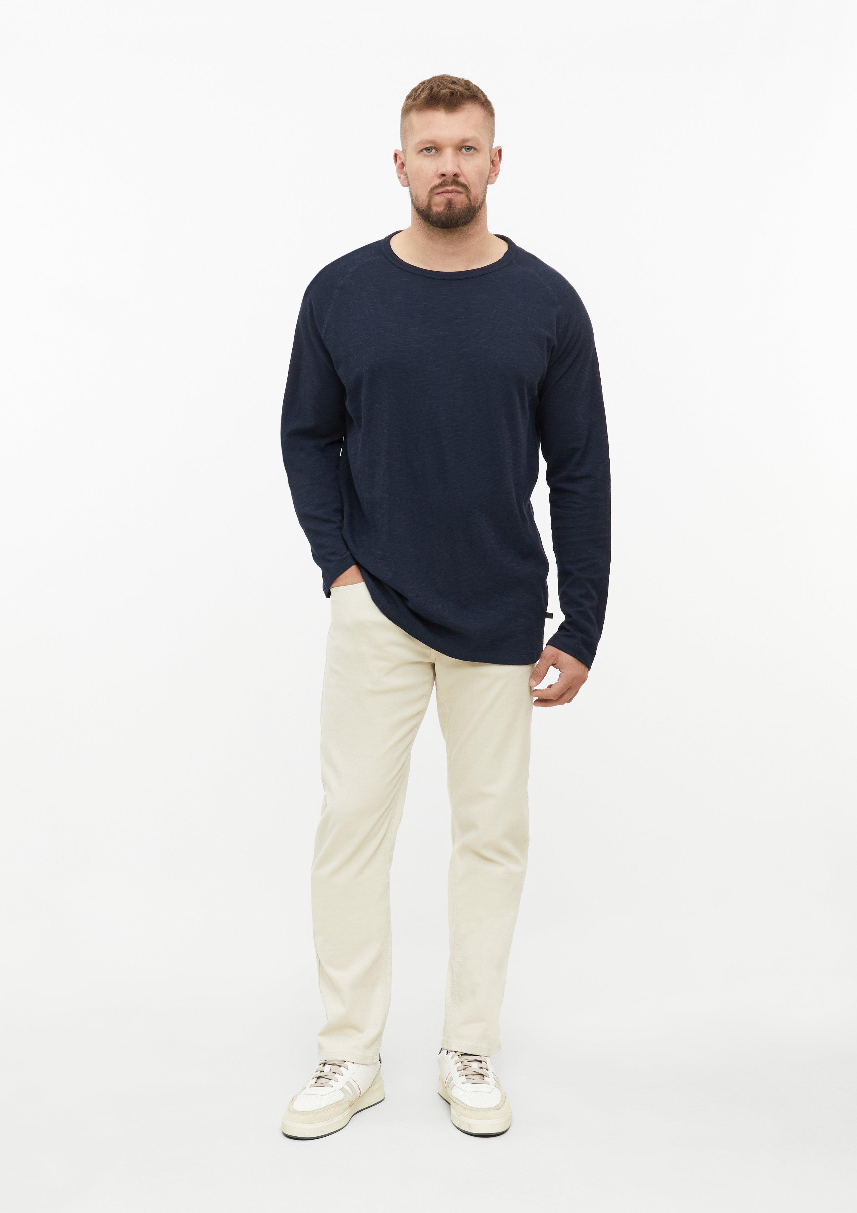 Men Raglan Long-Sleeve Top Made from Slub Jersey in blue by s.Oliver Men Tall Sizes