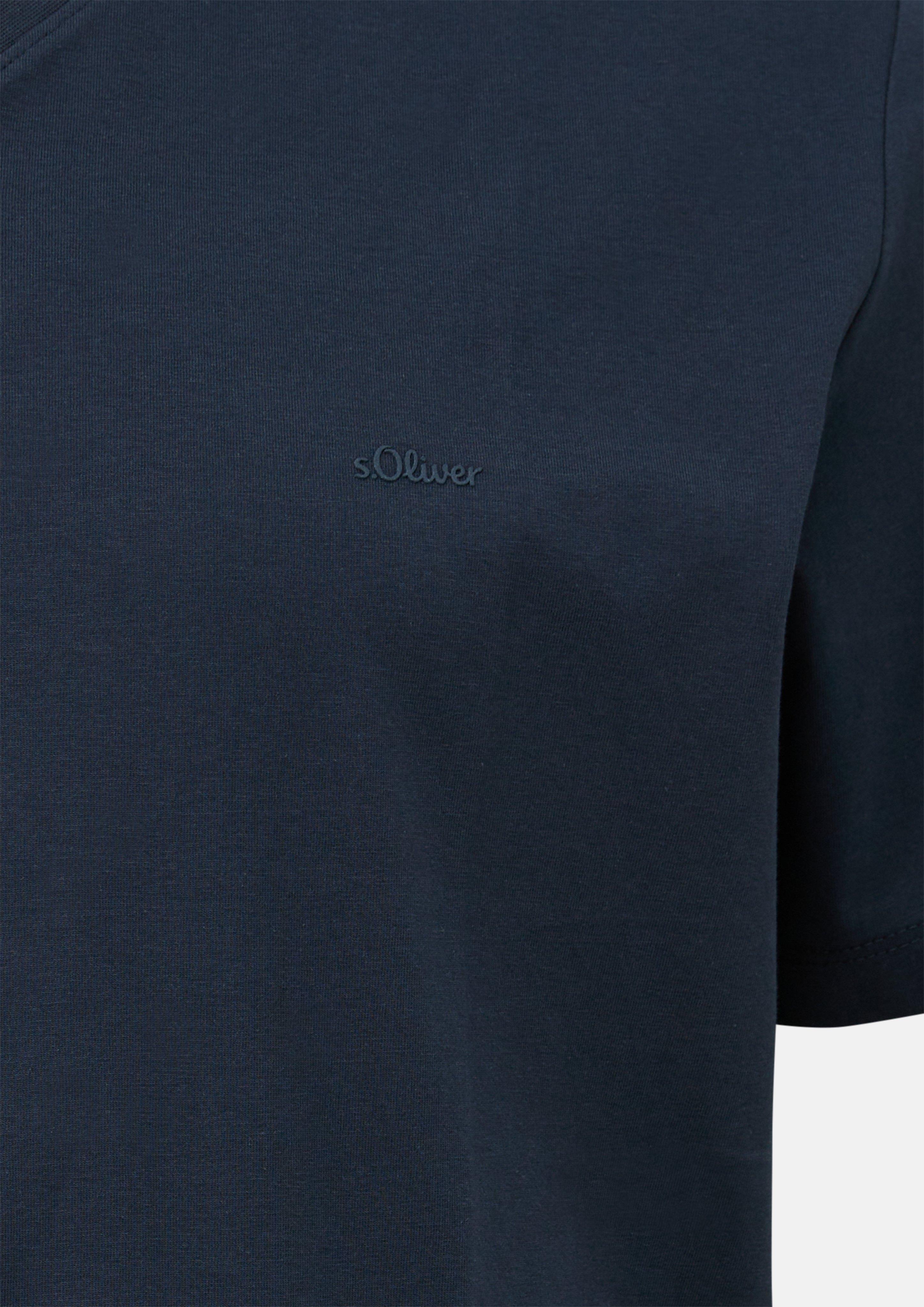 Heren T-Shirt in blauw van s.Oliver Men Big Sizes