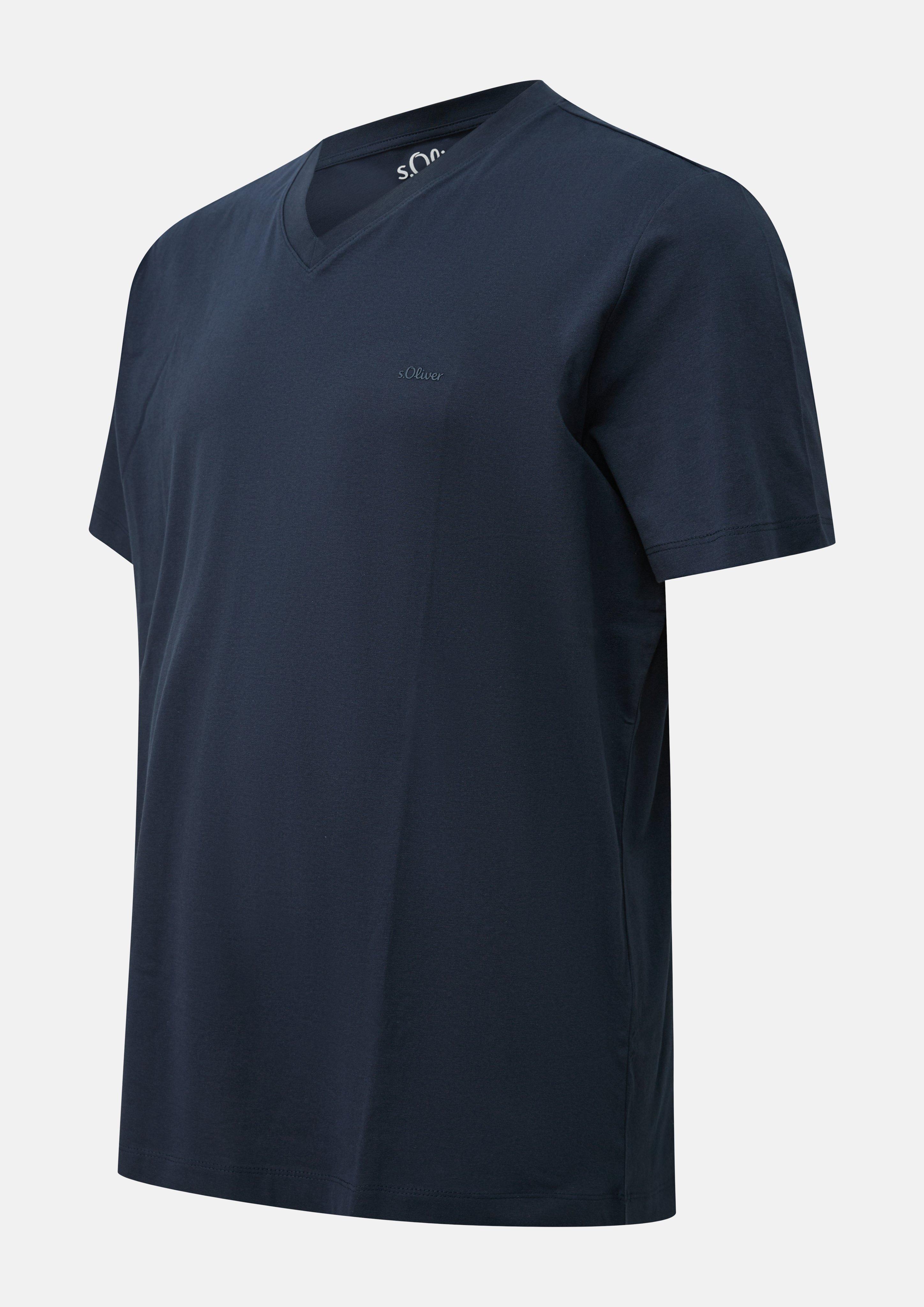 Heren T-Shirt in blauw van s.Oliver Men Big Sizes