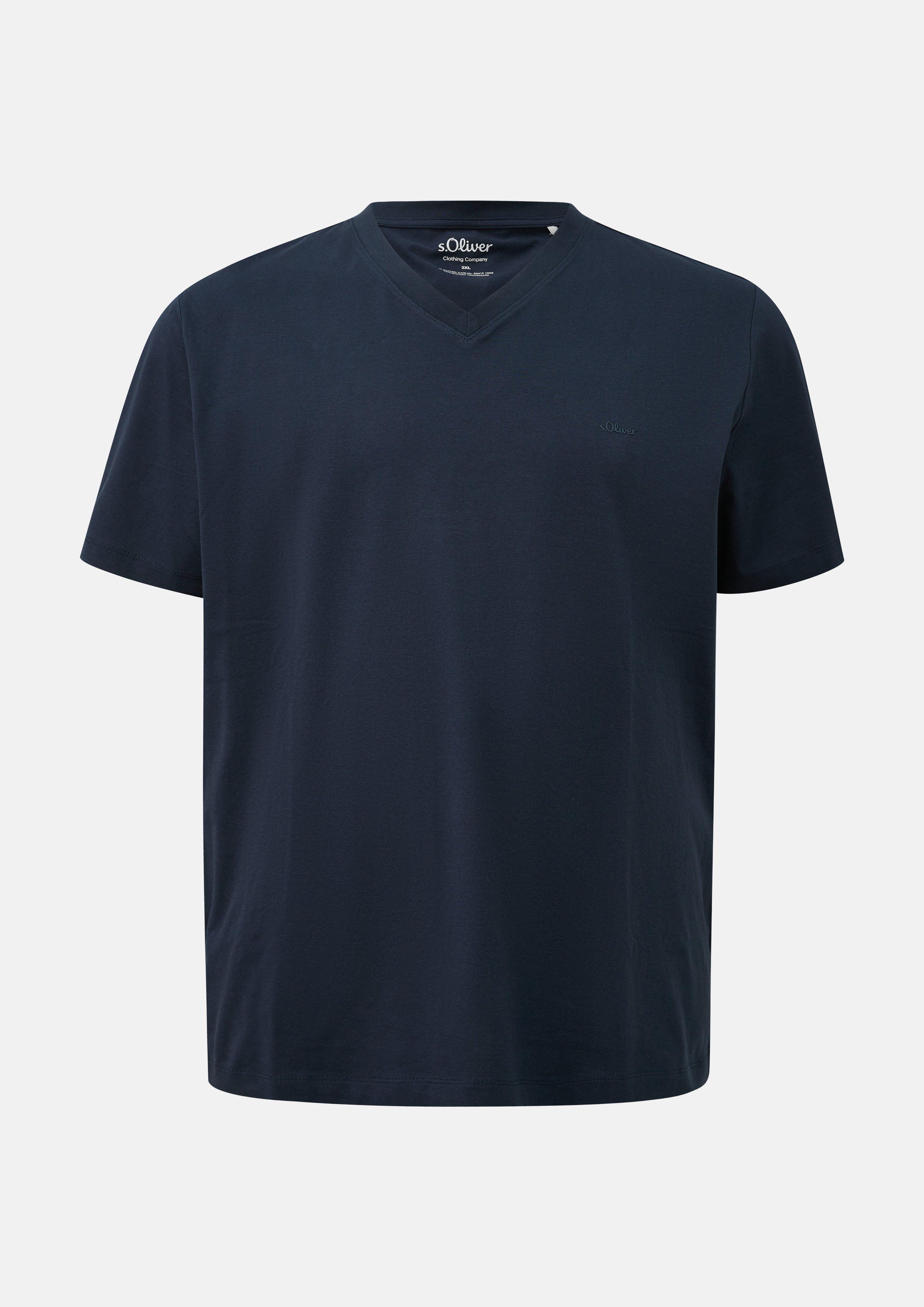 Heren T-Shirt in blauw van s.Oliver Men Big Sizes