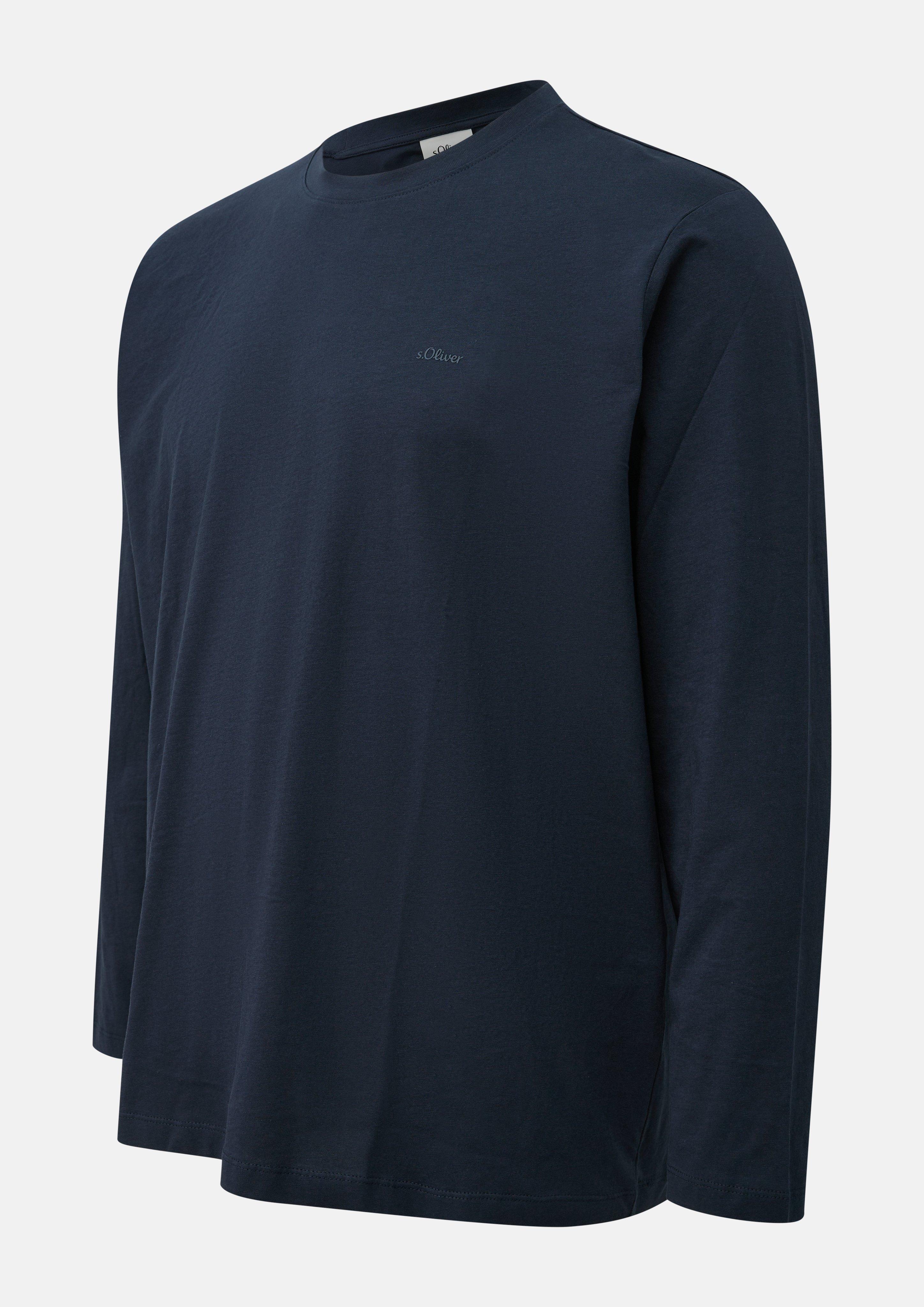 Hommes T-shirt en bleu de s.Oliver Men Big Sizes