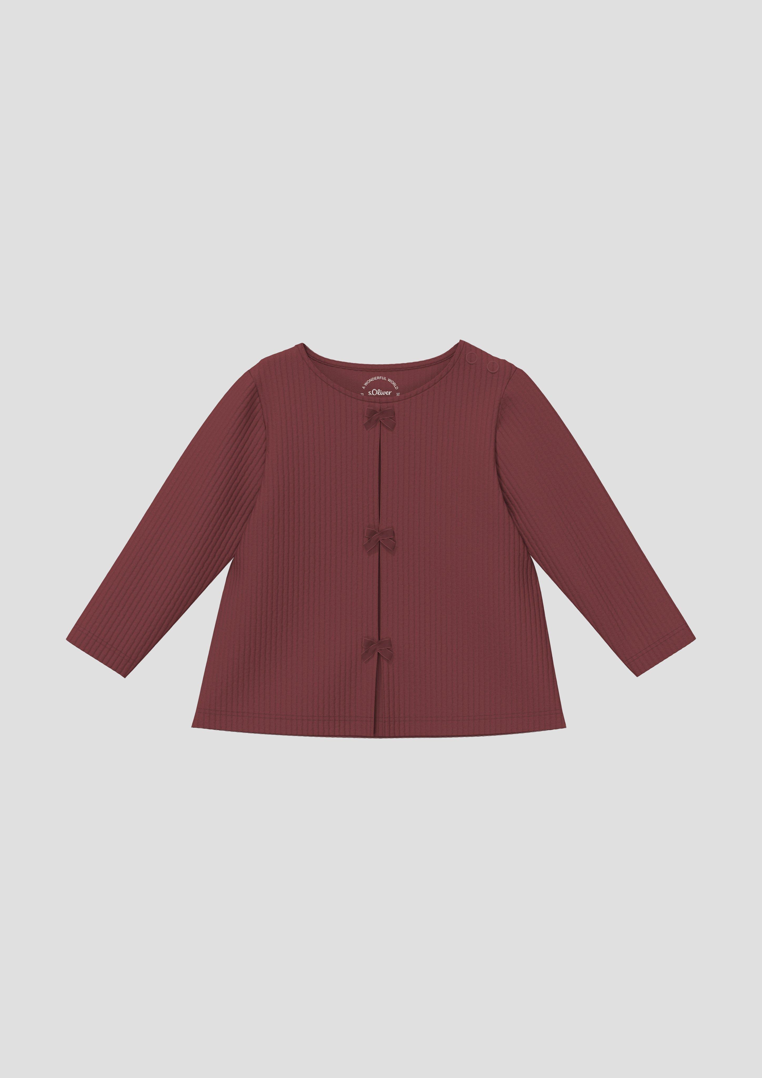 T-Shirt in Farbe bordeaux von s.Oliver