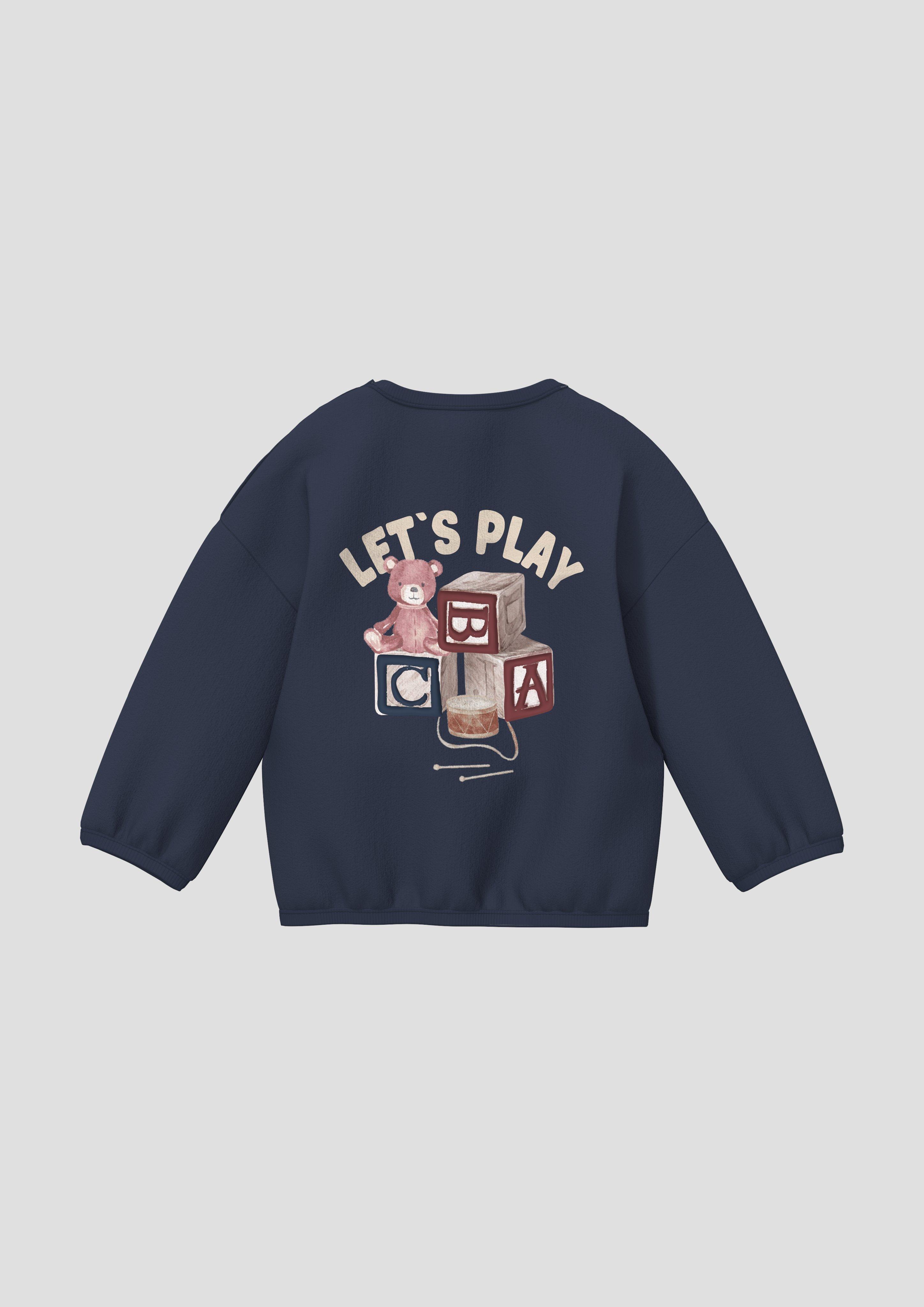 Kinder Sweatshirt in blau von s.Oliver