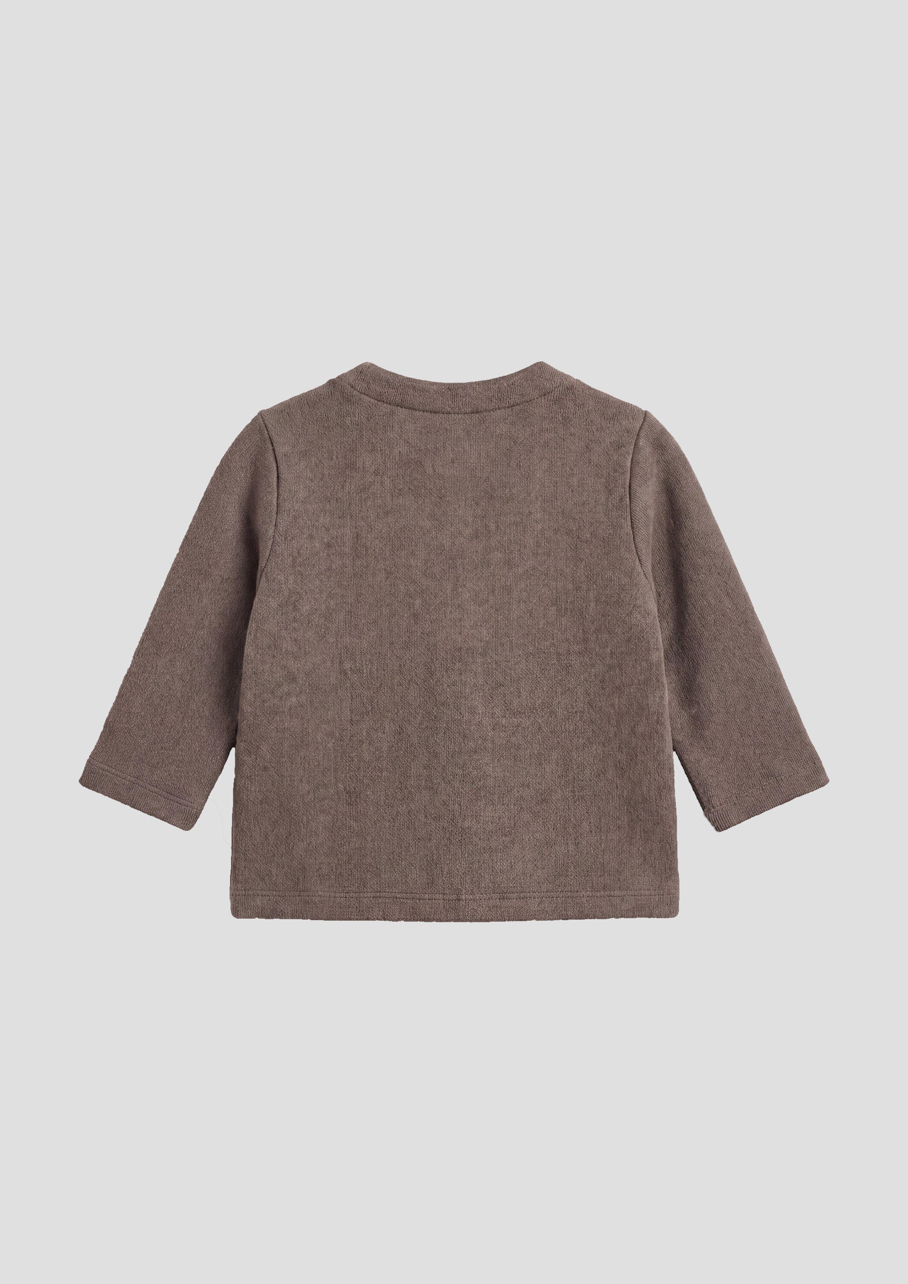 Junior Sweat-shirt Veste en brun de s.Oliver