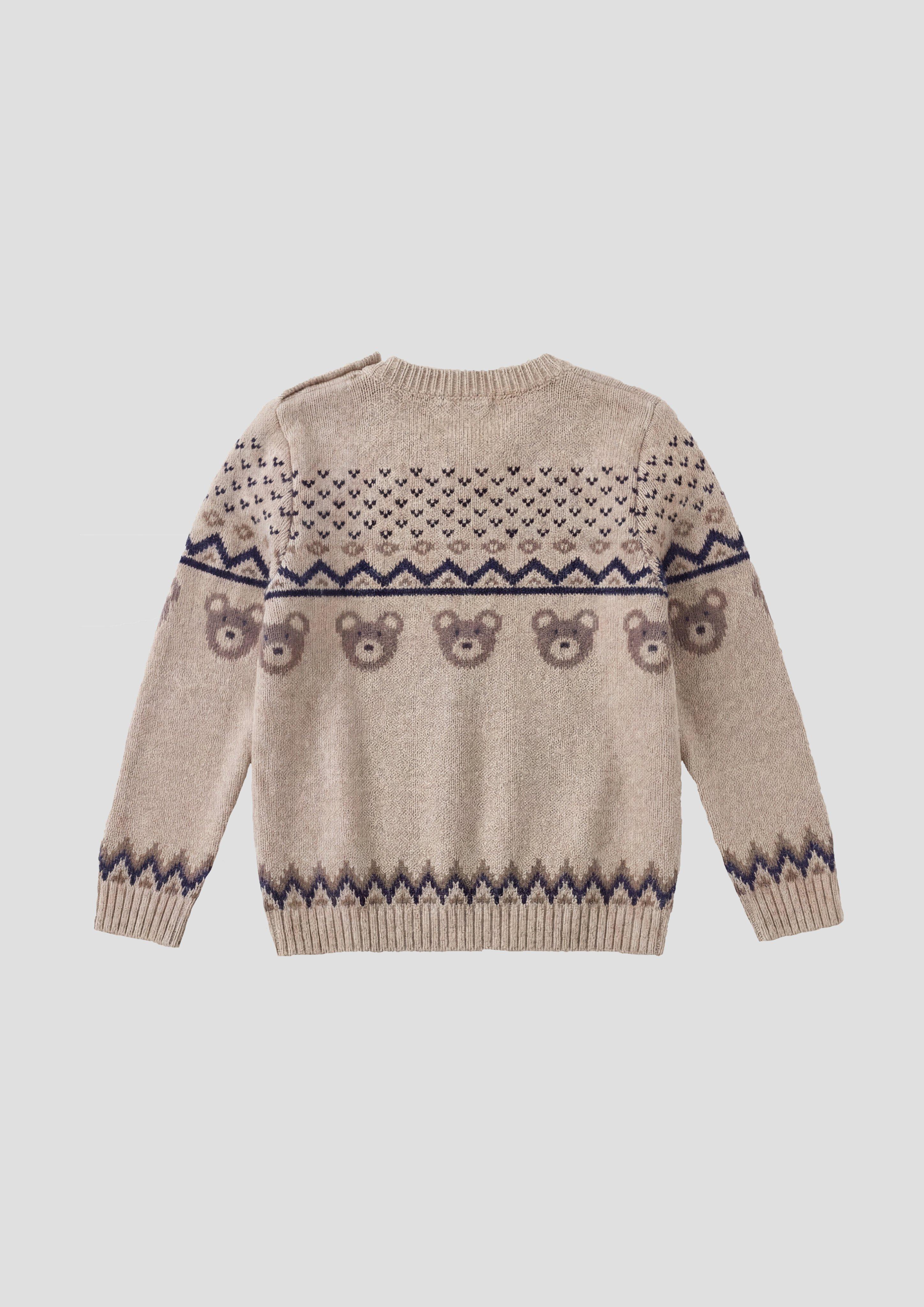 Junior Pull en tricot en brun de s.Oliver