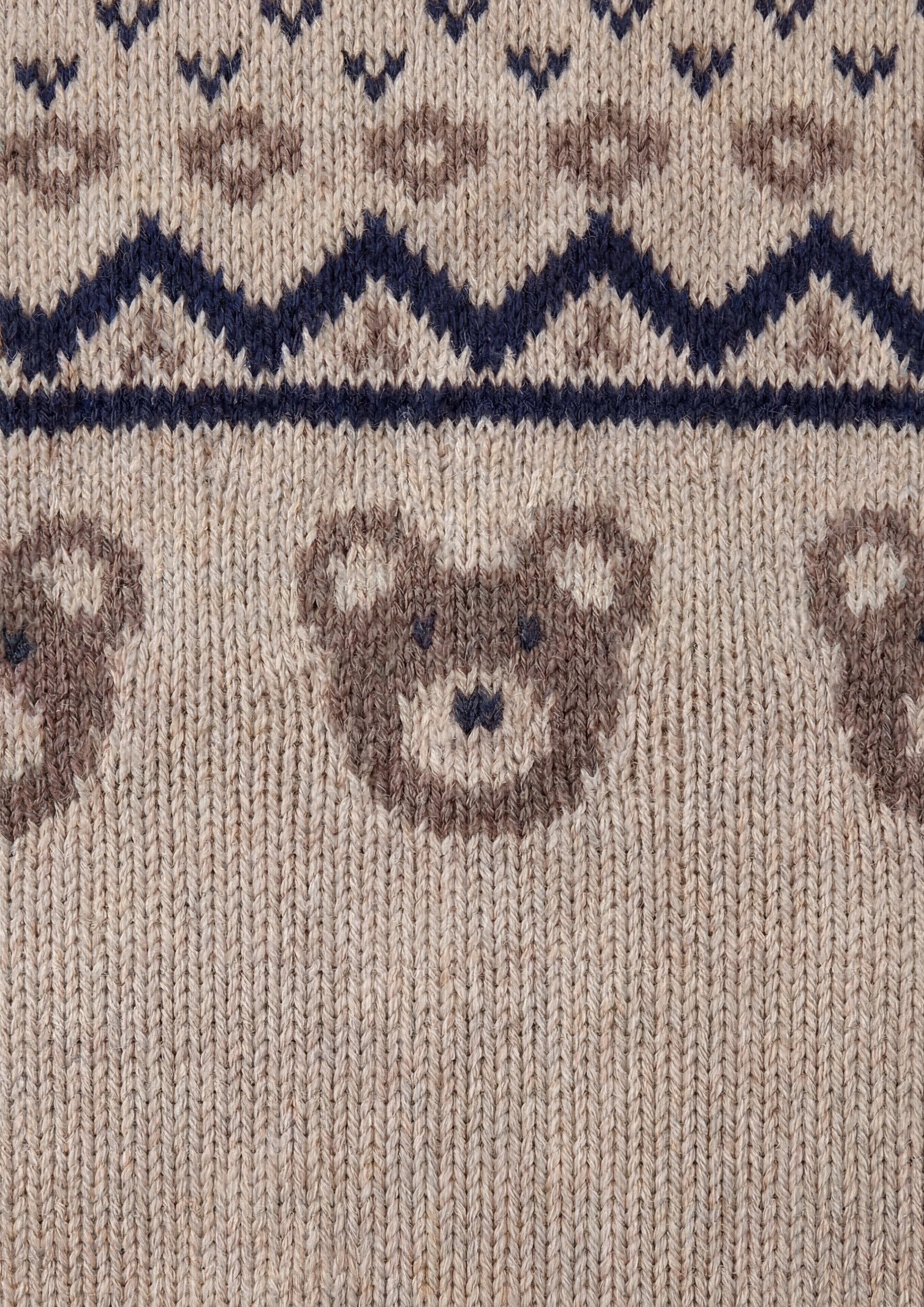 Junior Pull en tricot en brun de s.Oliver