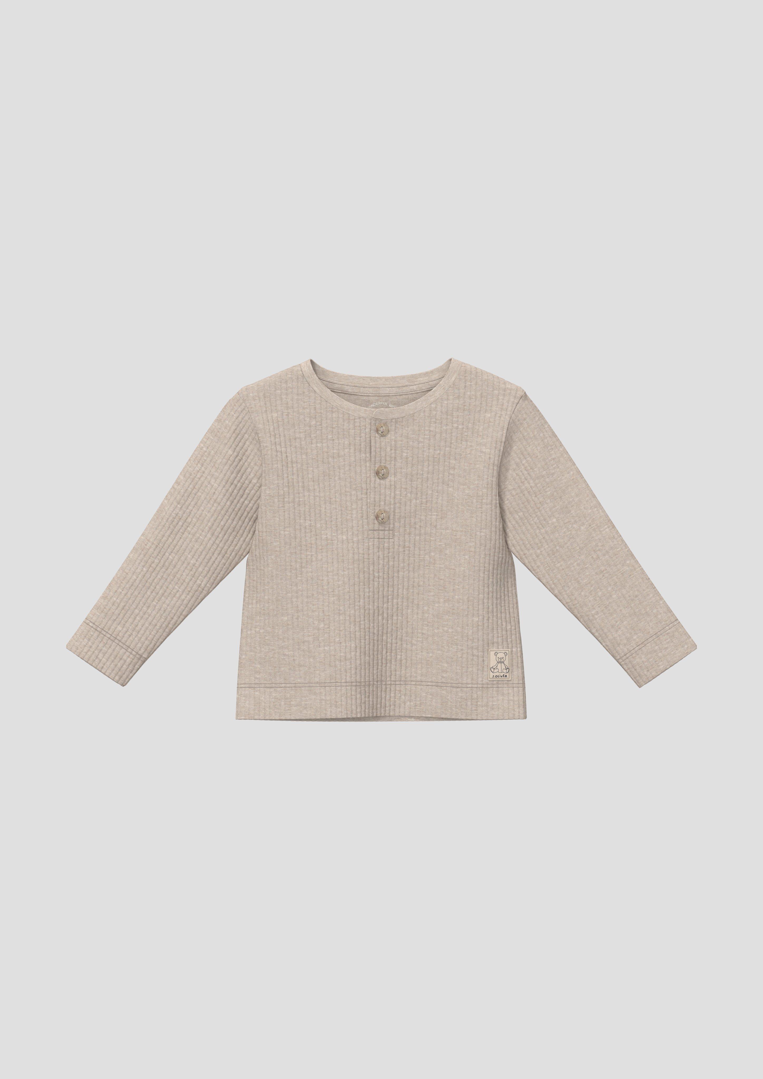 Junior T-shirt in bruin van s.Oliver