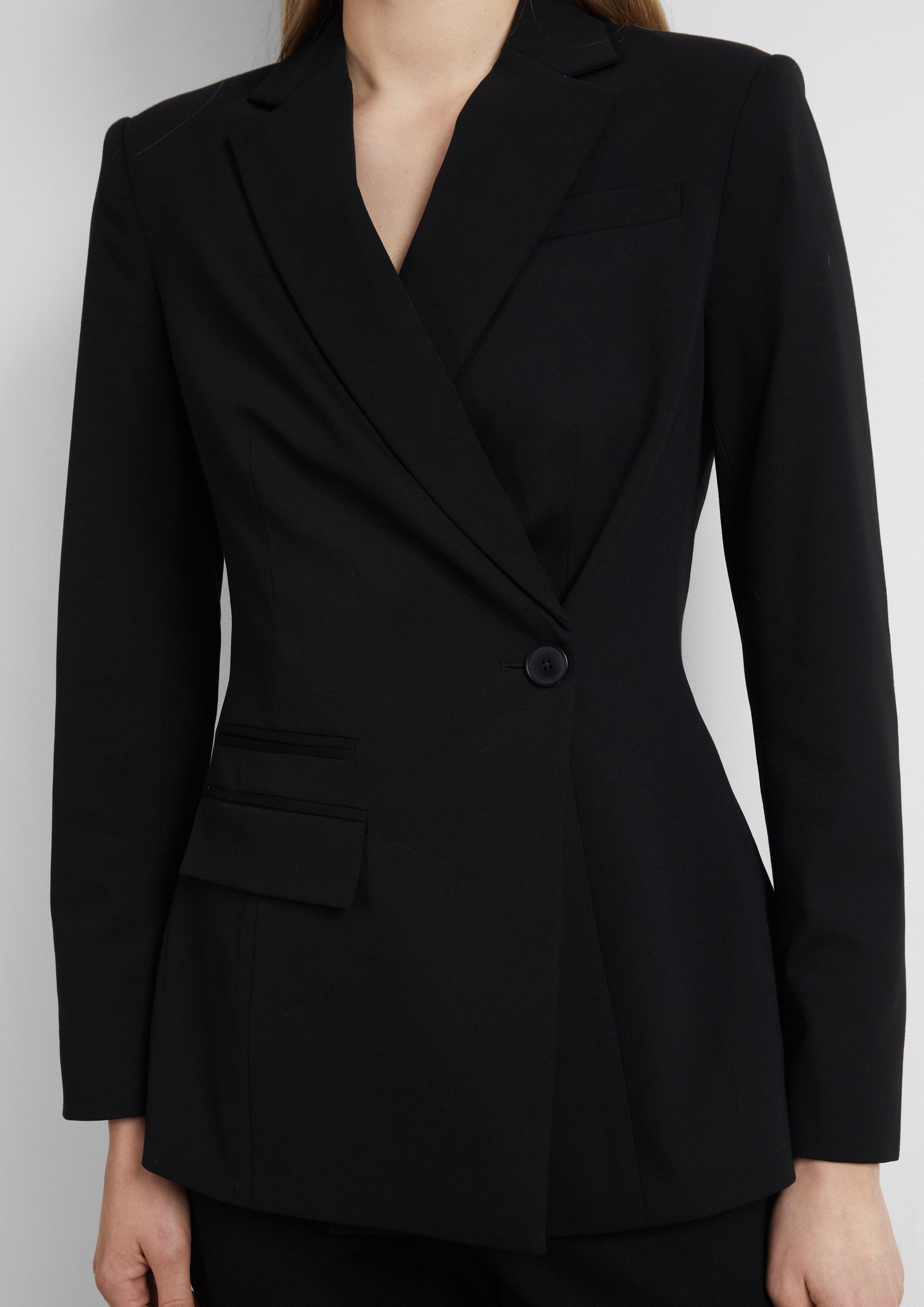 Blazer d'intérieur en noir de COMMA