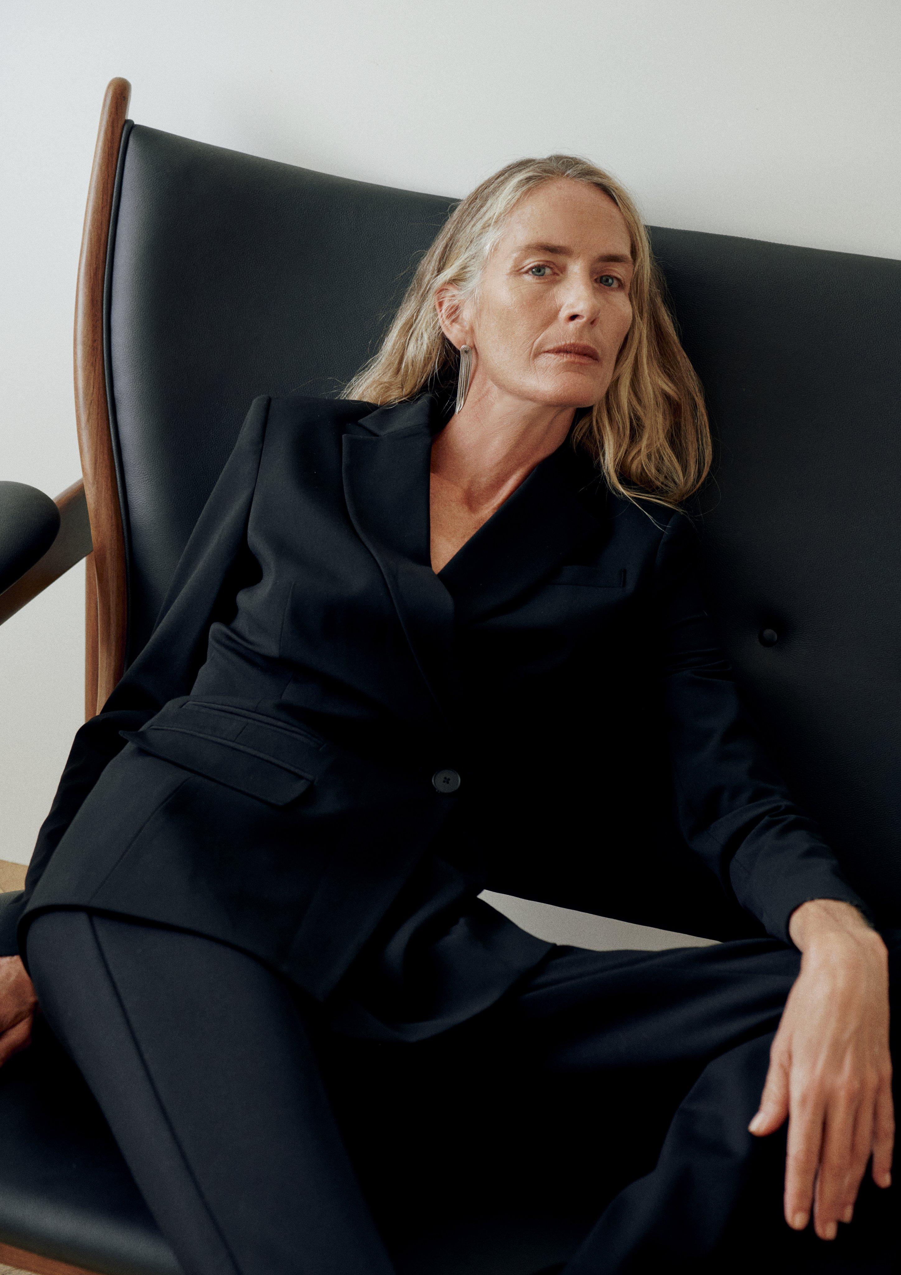 Blazer d'intérieur en noir de COMMA