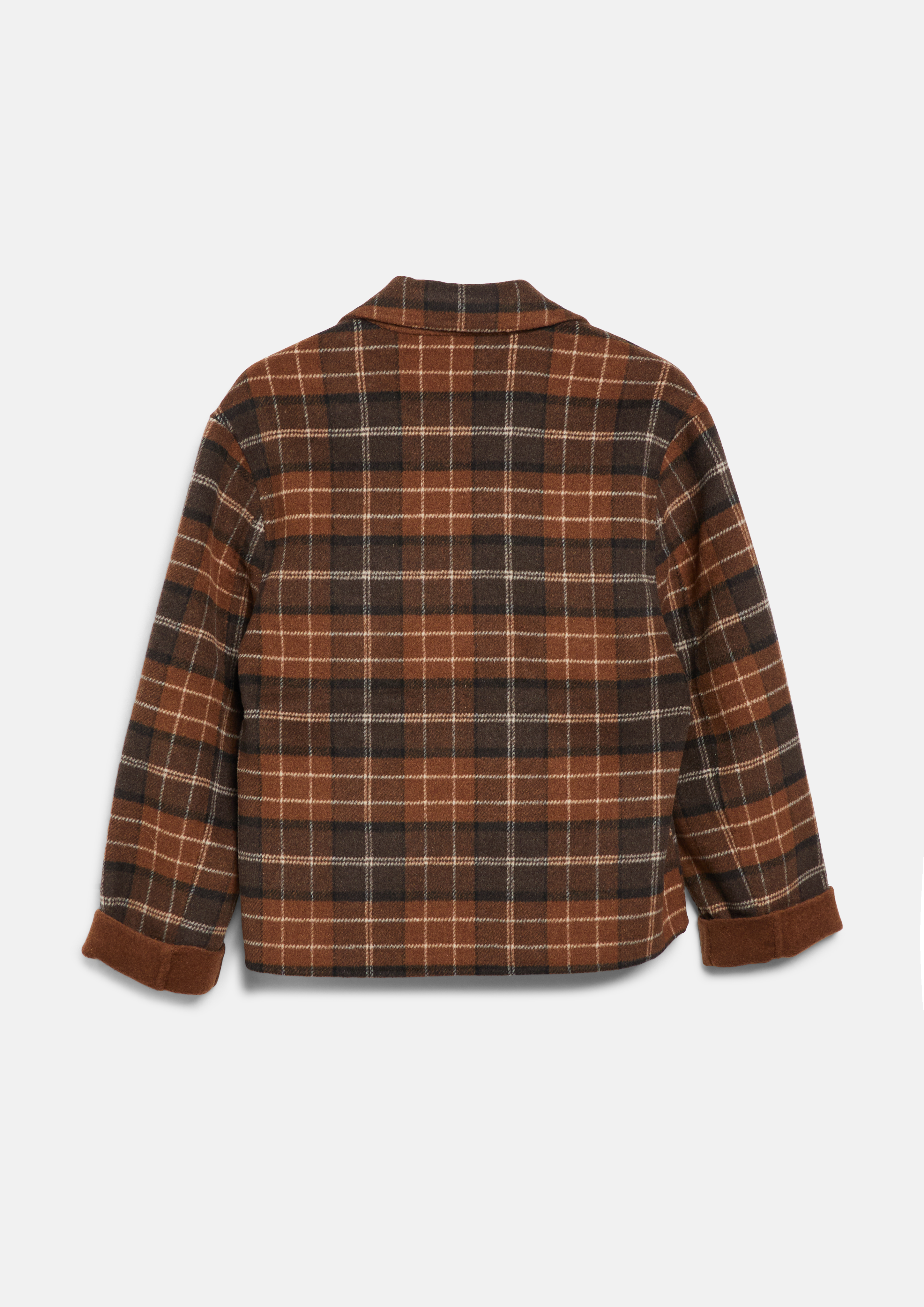 Damen Doubleface-Jacke im Wollmix in braun von s.Oliver