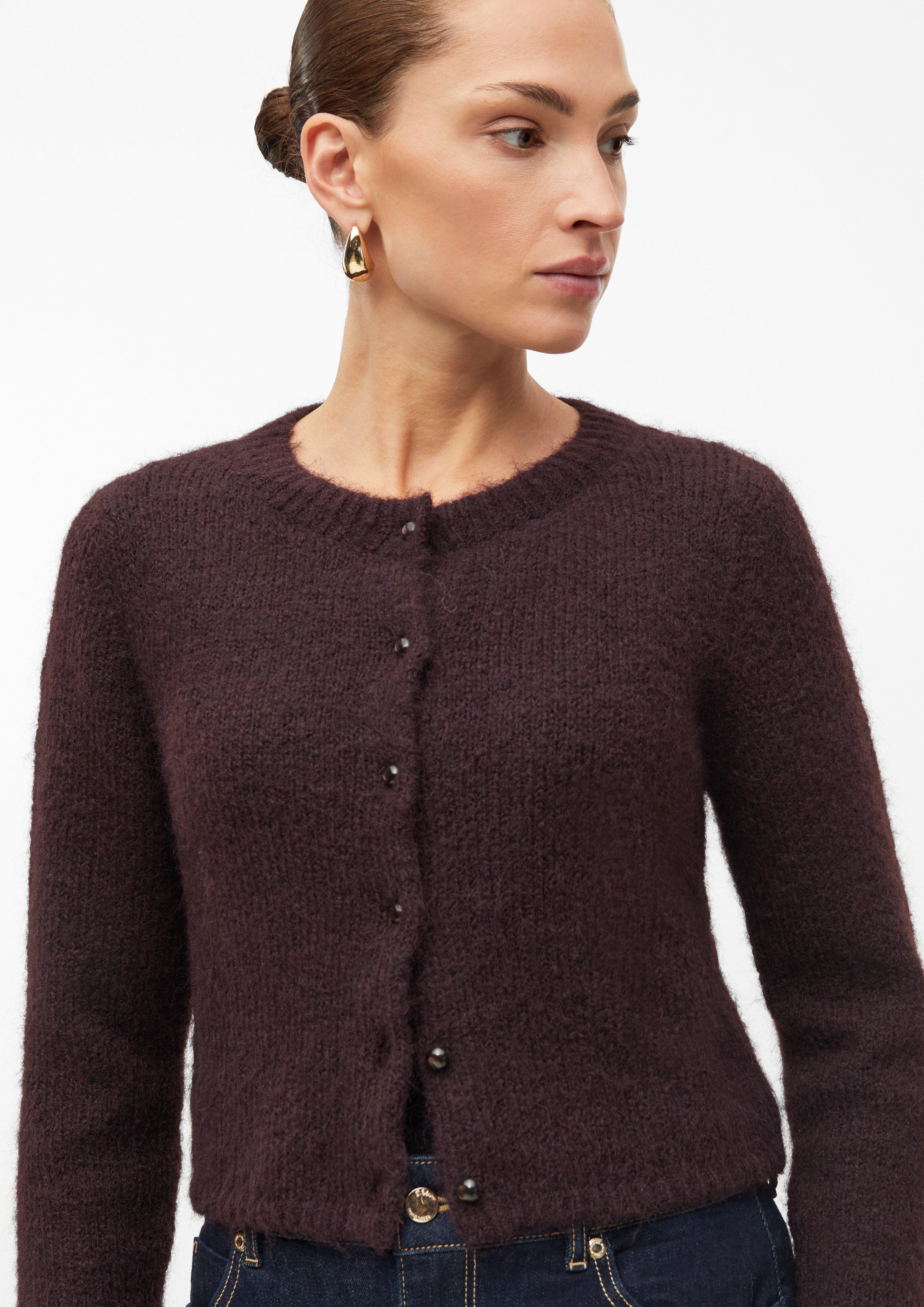 Dames Gebreid Vest in paars van s.Oliver BLACK LABEL