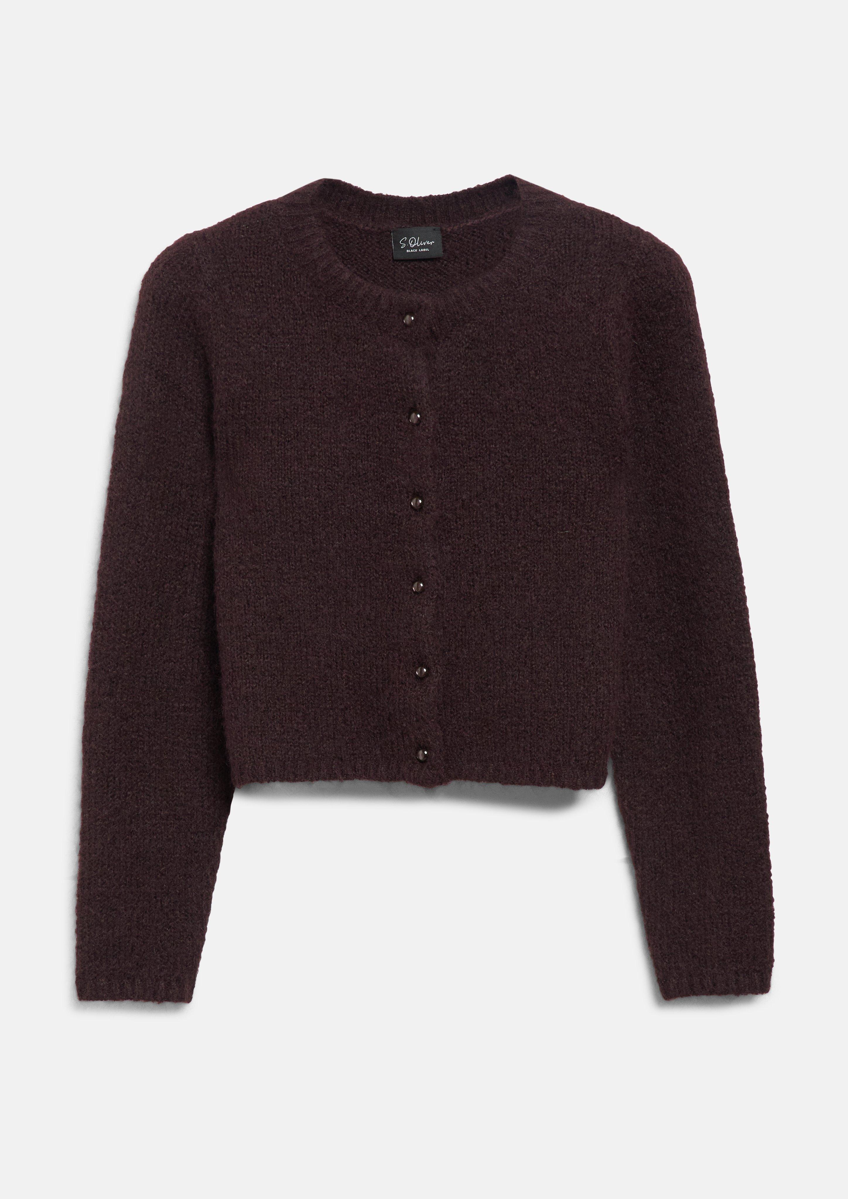 Dames Gebreid Vest in paars van s.Oliver BLACK LABEL
