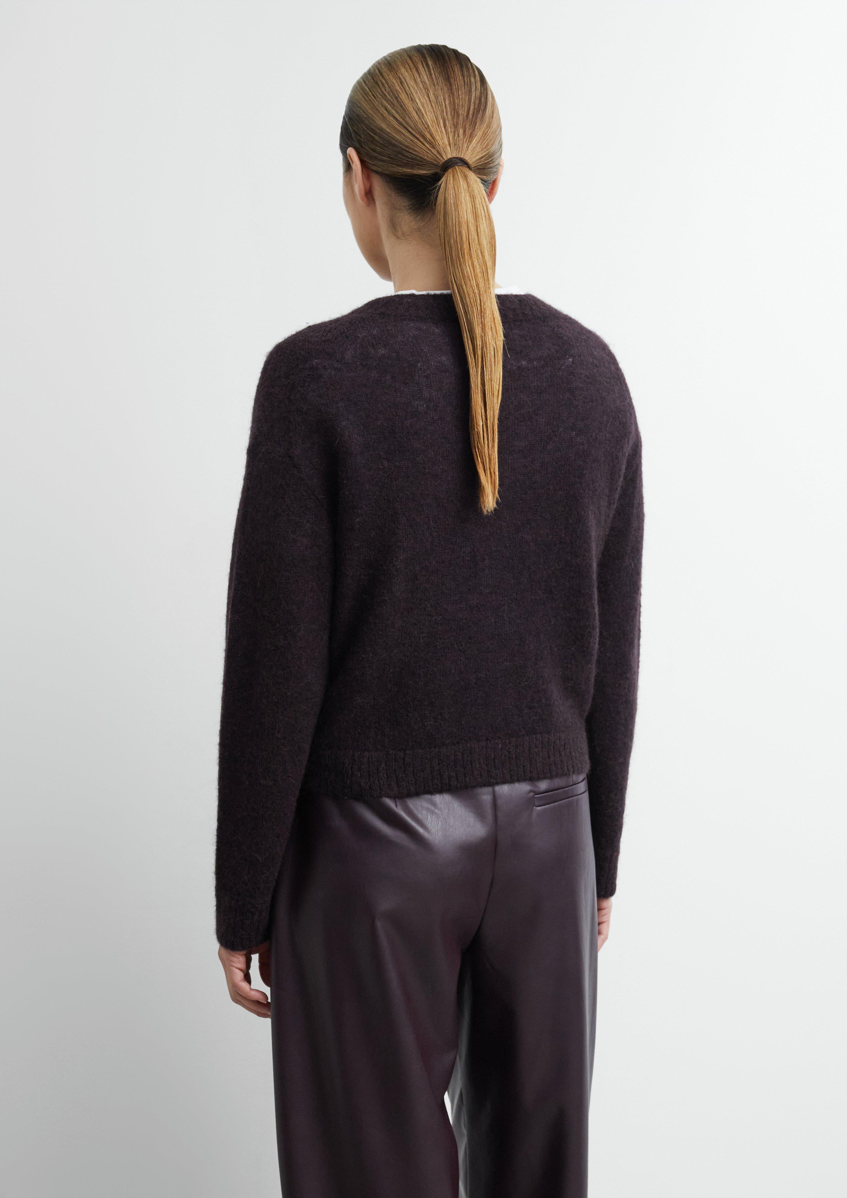 Kobiety Sweter rozpinany w kolorze fioletowy od COMMA