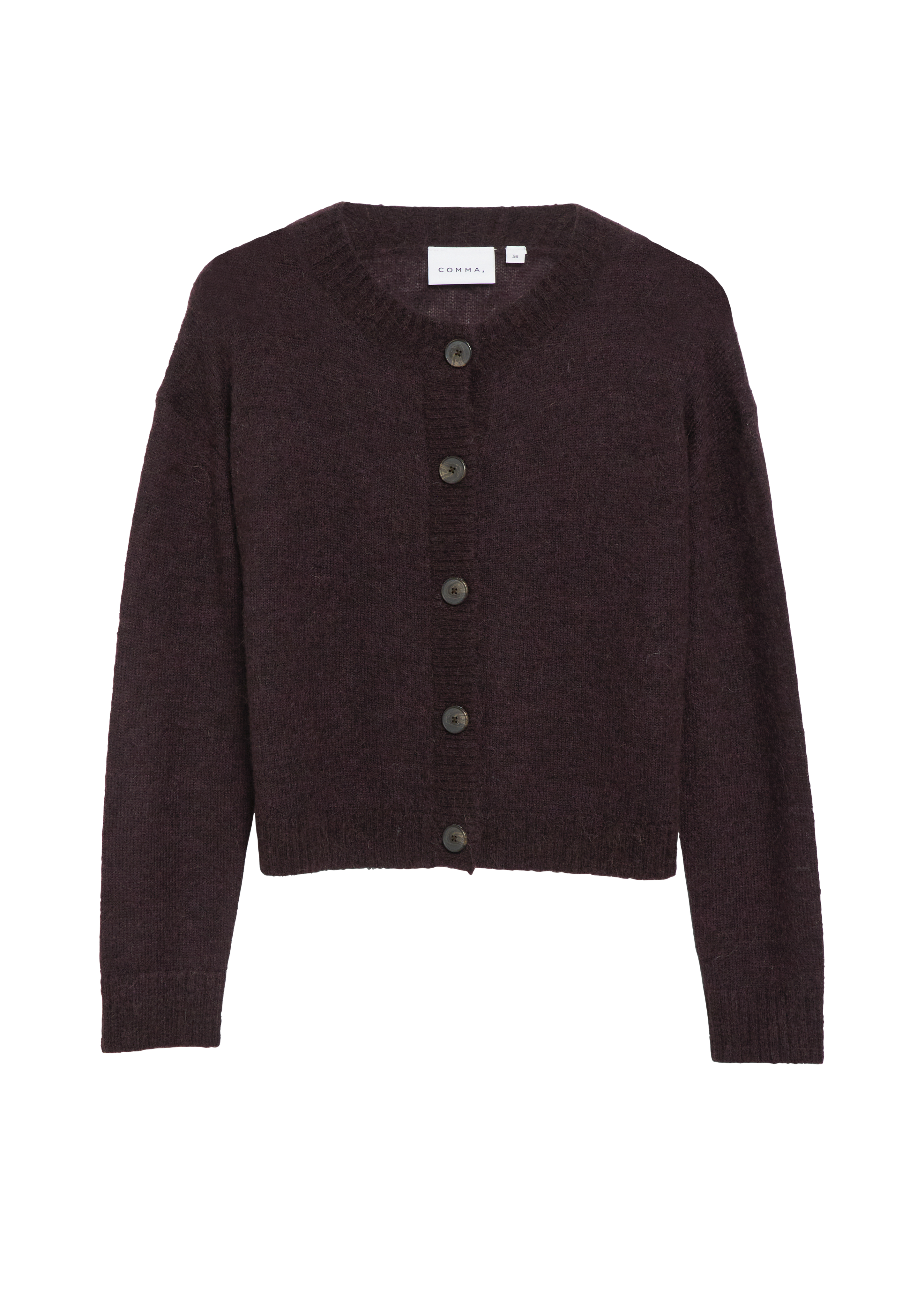 Gebreid vest van alpaca-mix