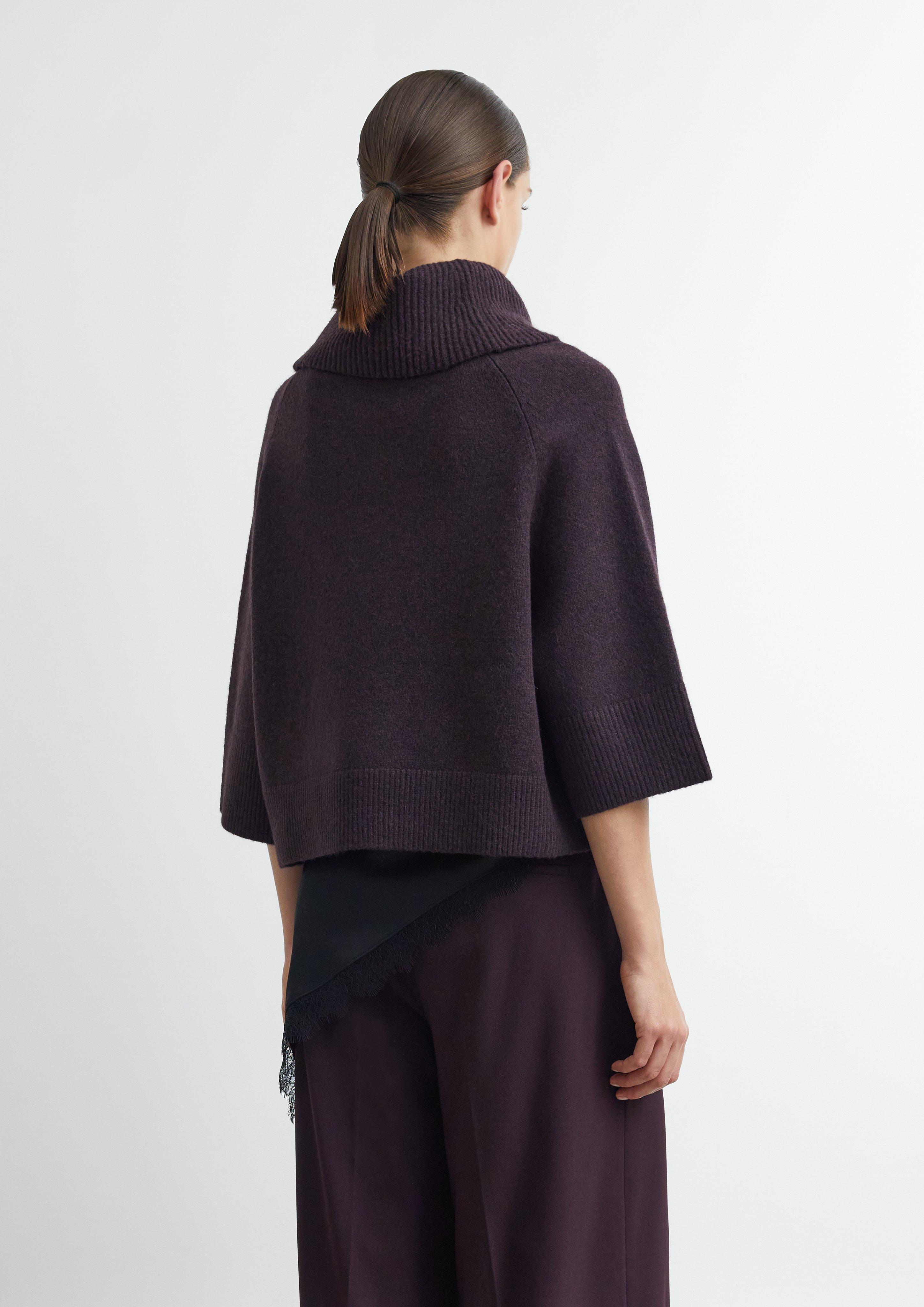 Damen Strickjacke in lila von COMMA