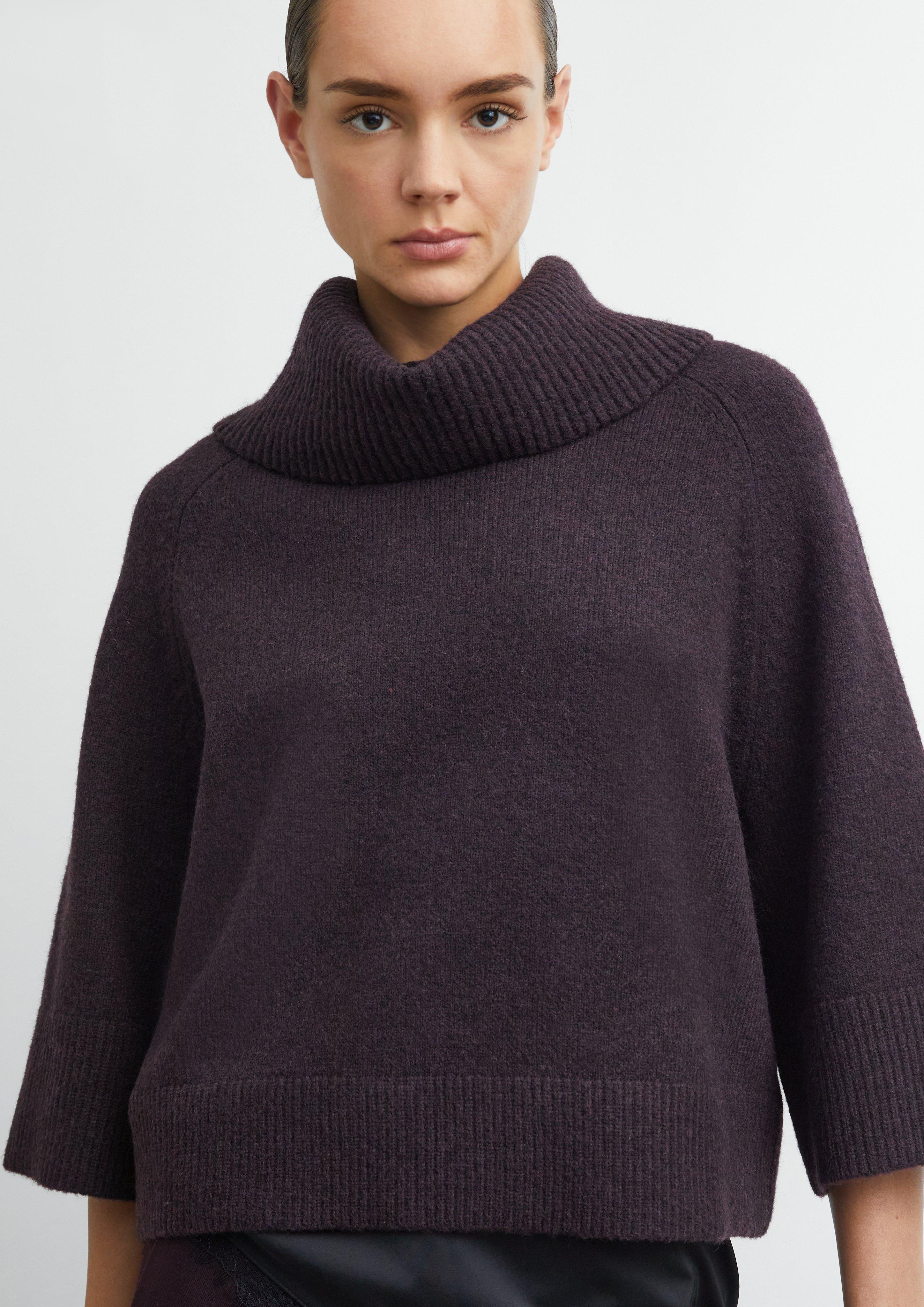 Damen Strickjacke in lila von COMMA