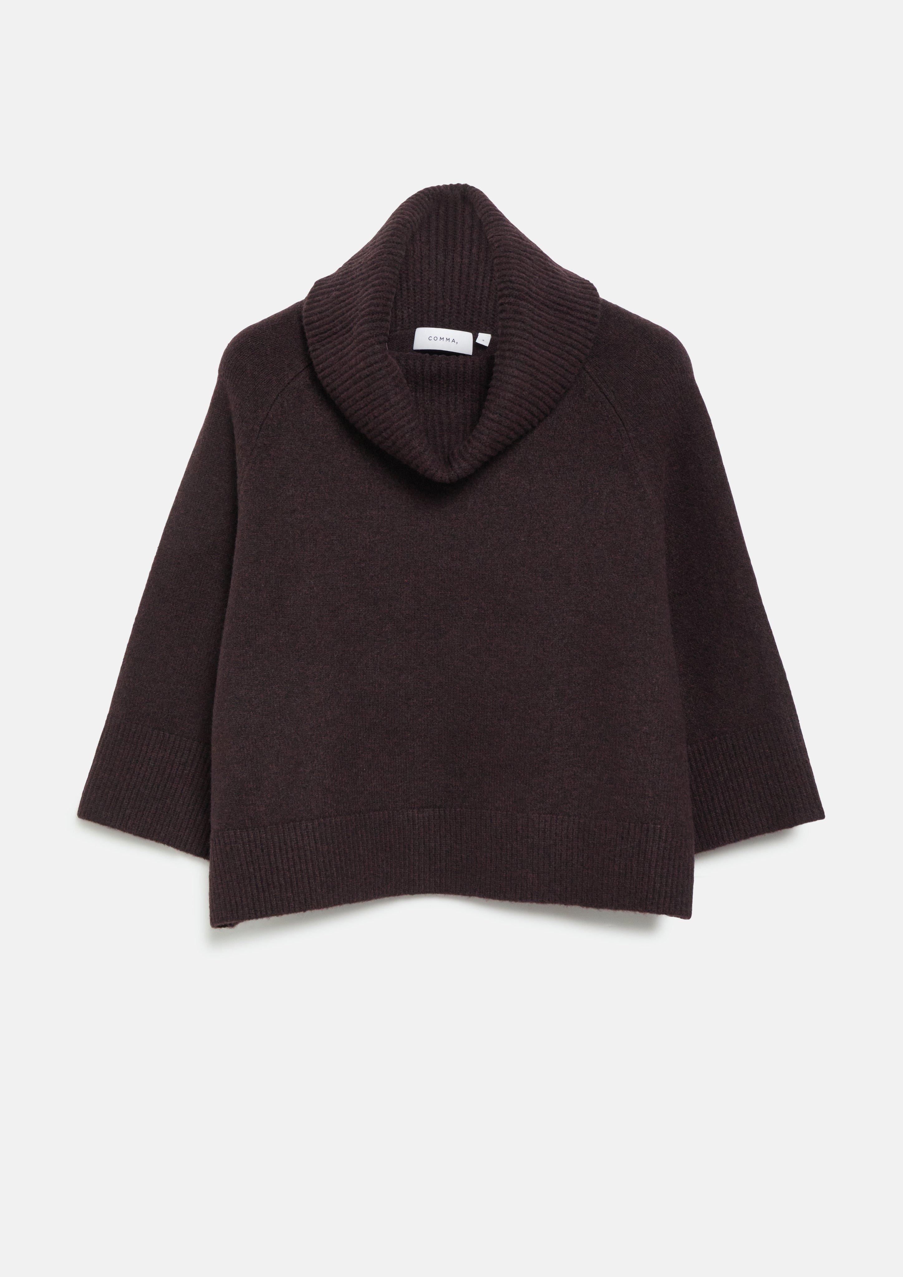 Damen Strickjacke in lila von COMMA