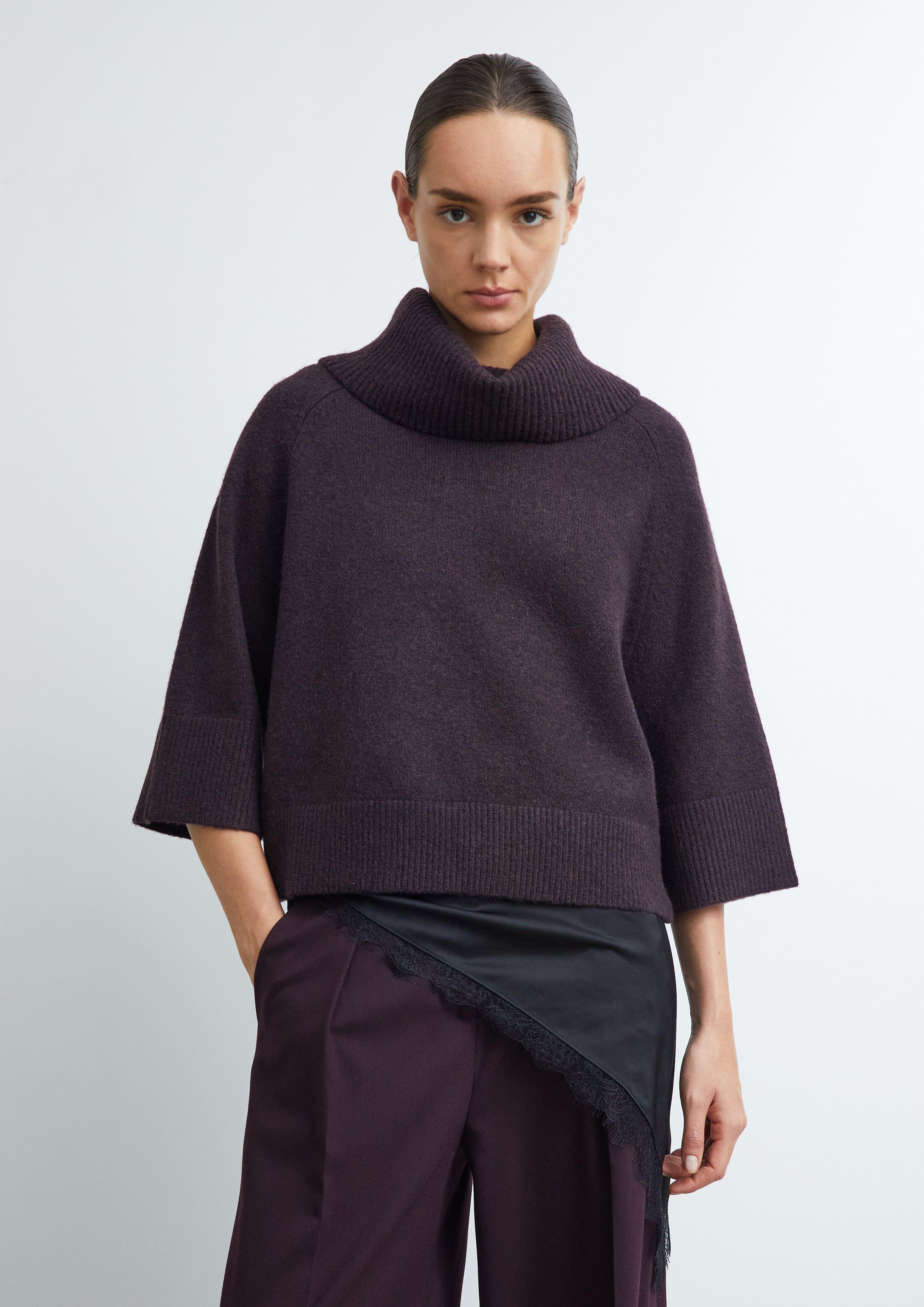 Strickjacke in Farbe aubergine von COMMA