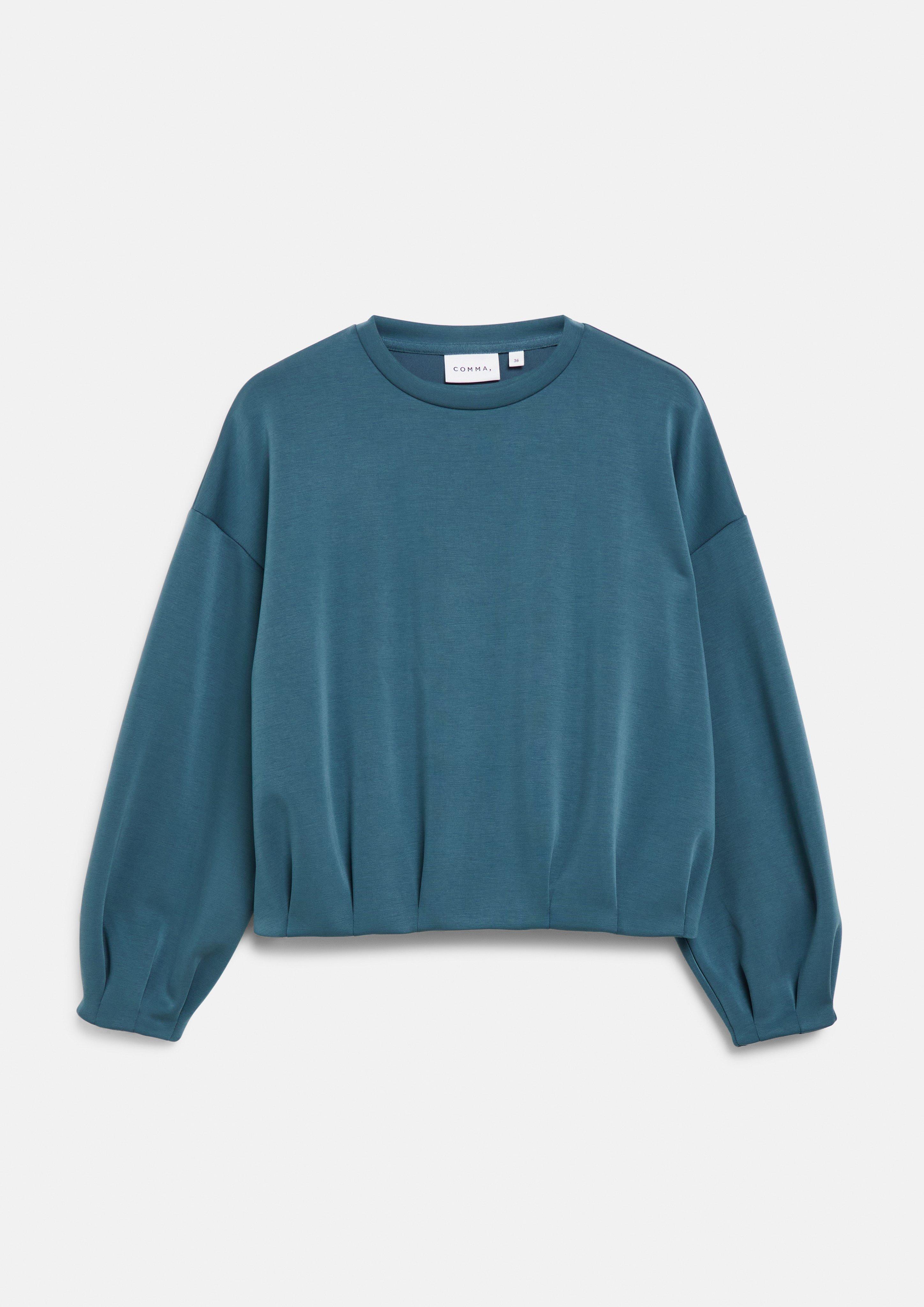 Sweatshirt in petrol von COMMA