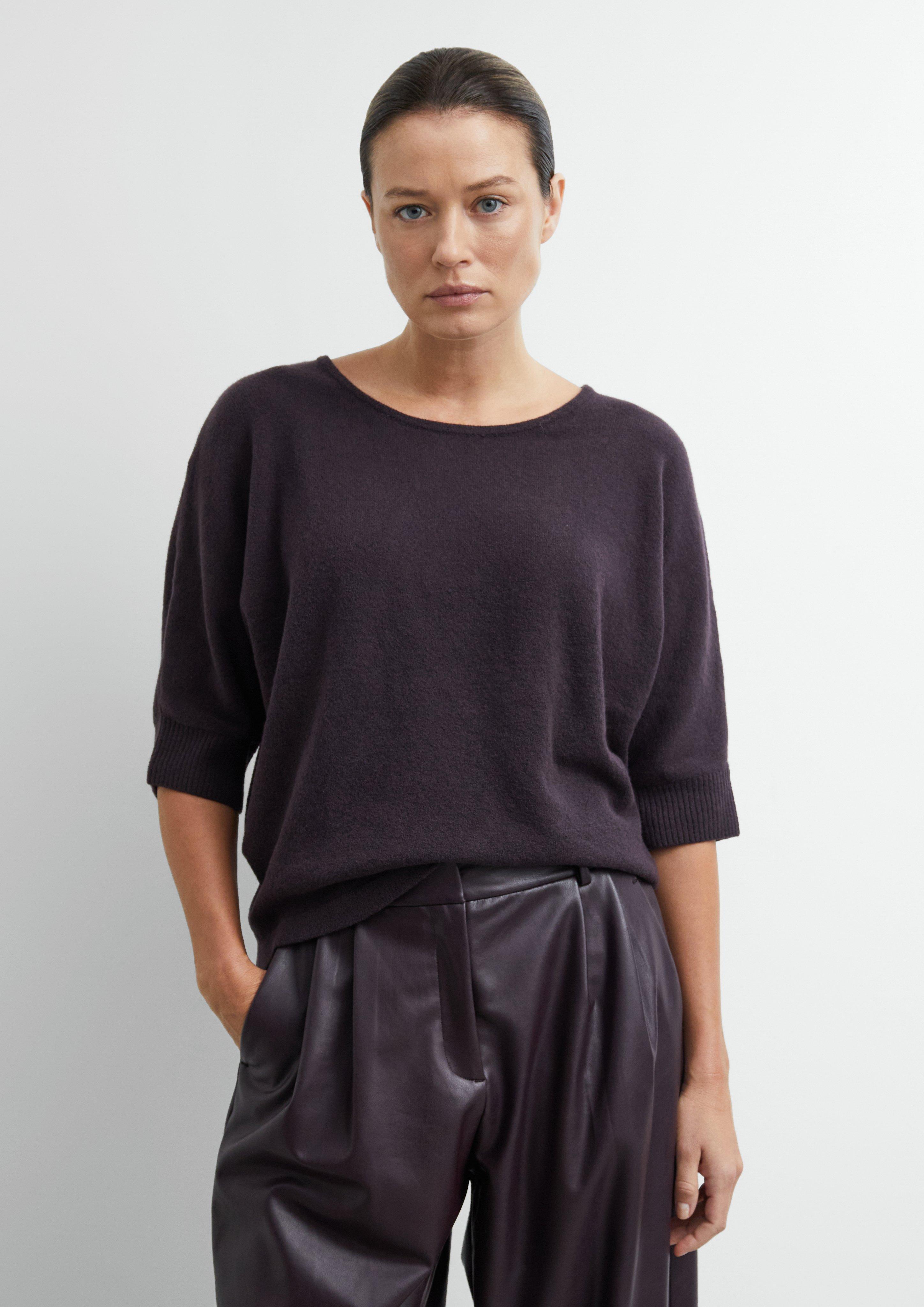 Strickpullover in Farbe aubergine von COMMA