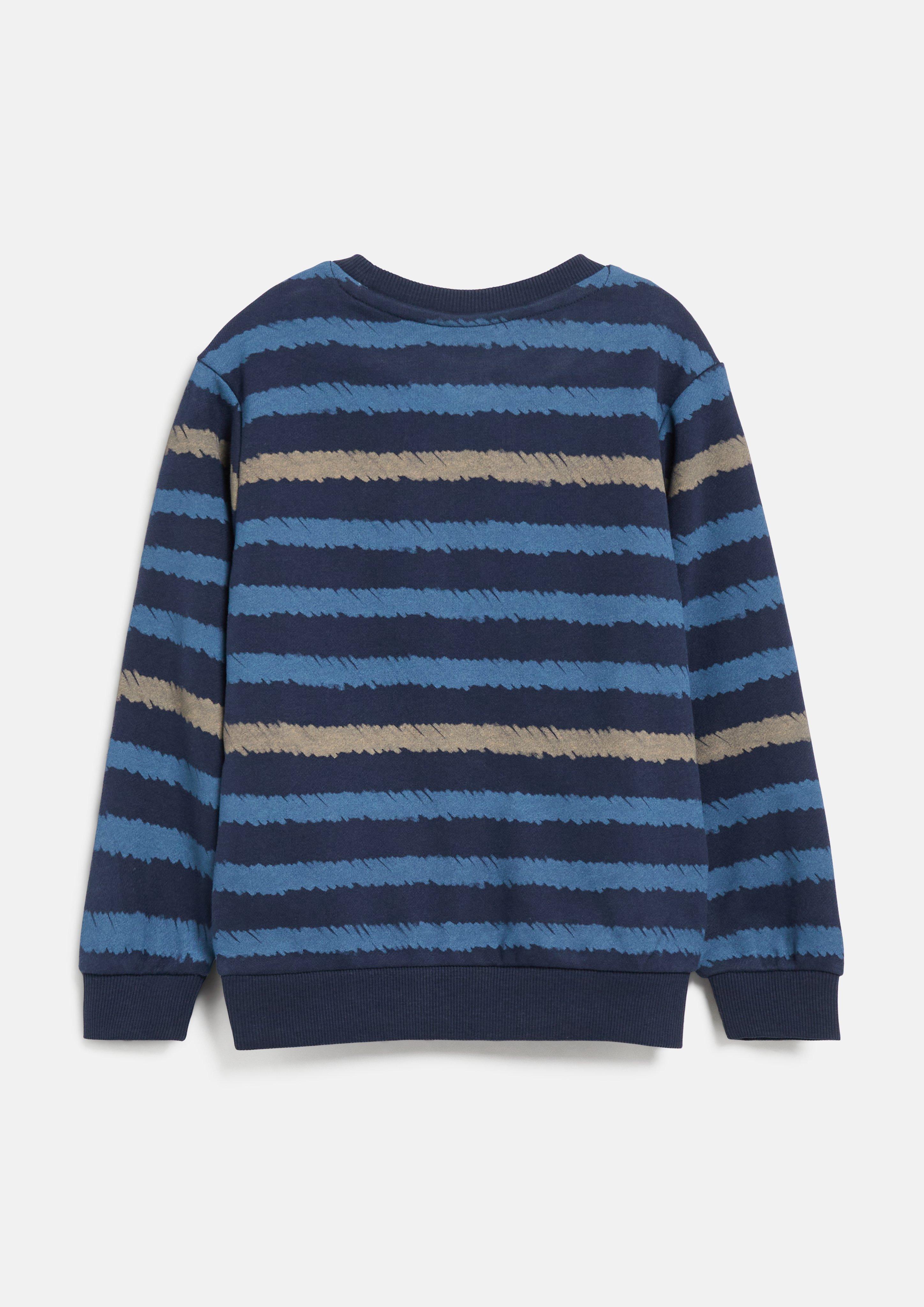 Kinder Sweatshirt mit Print in blau von s.Oliver