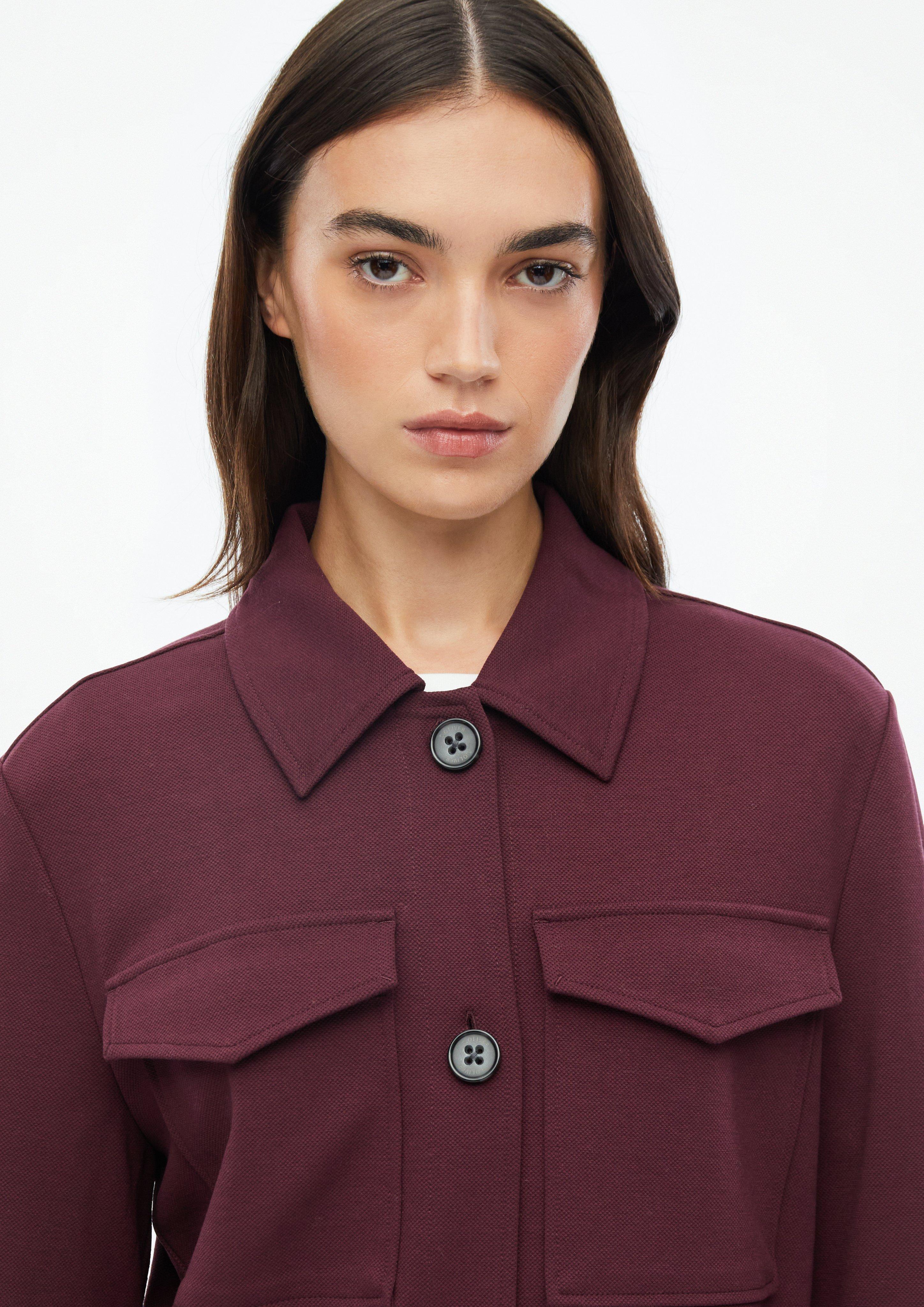 Damen Strukturierte Jacke aus Interlock in rot von s.Oliver