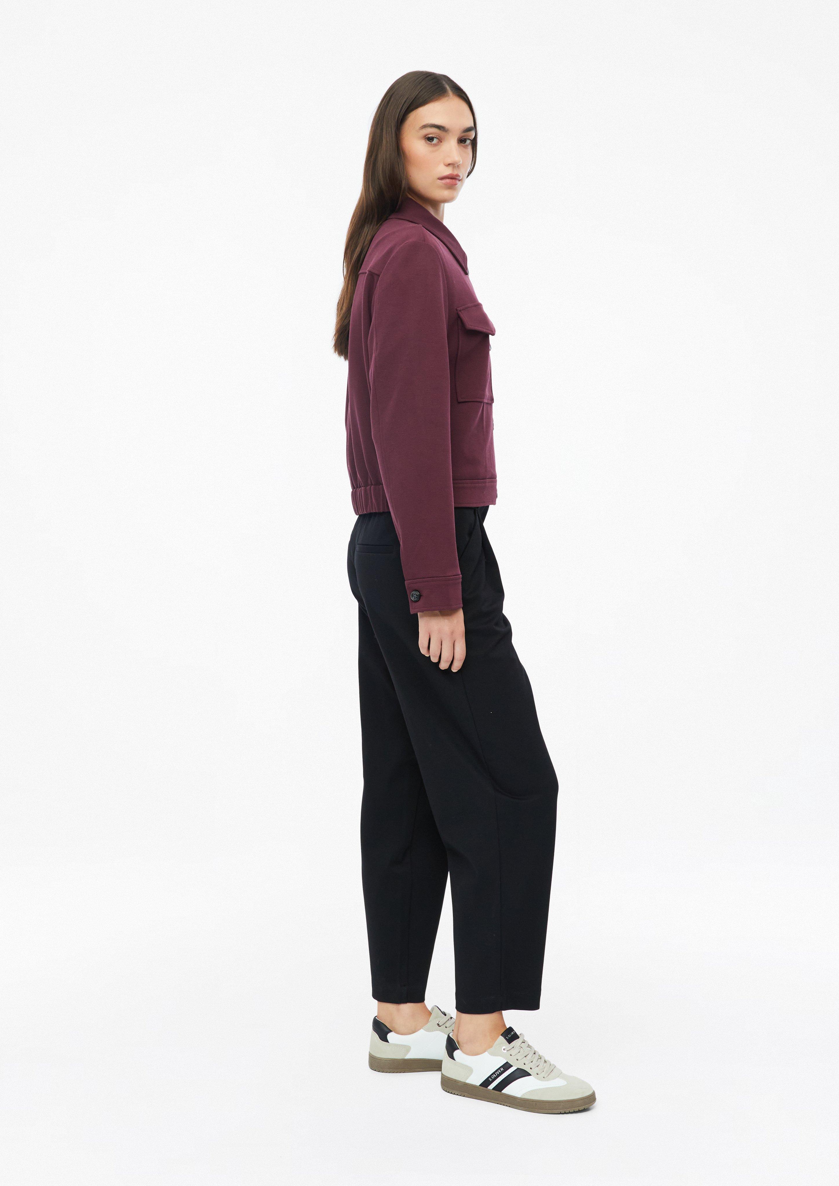 Damen Strukturierte Jacke aus Interlock in rot von s.Oliver