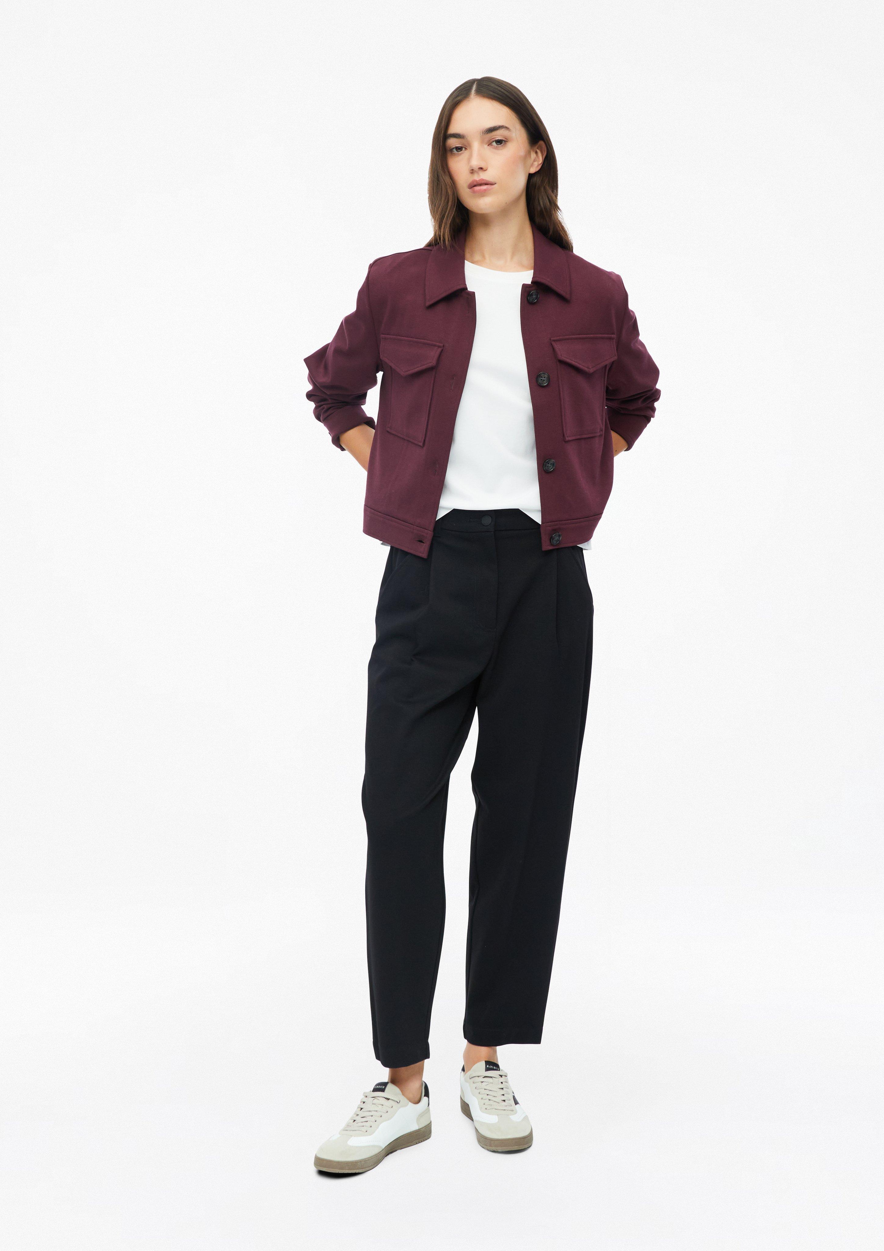 Damen Strukturierte Jacke aus Interlock in rot von s.Oliver