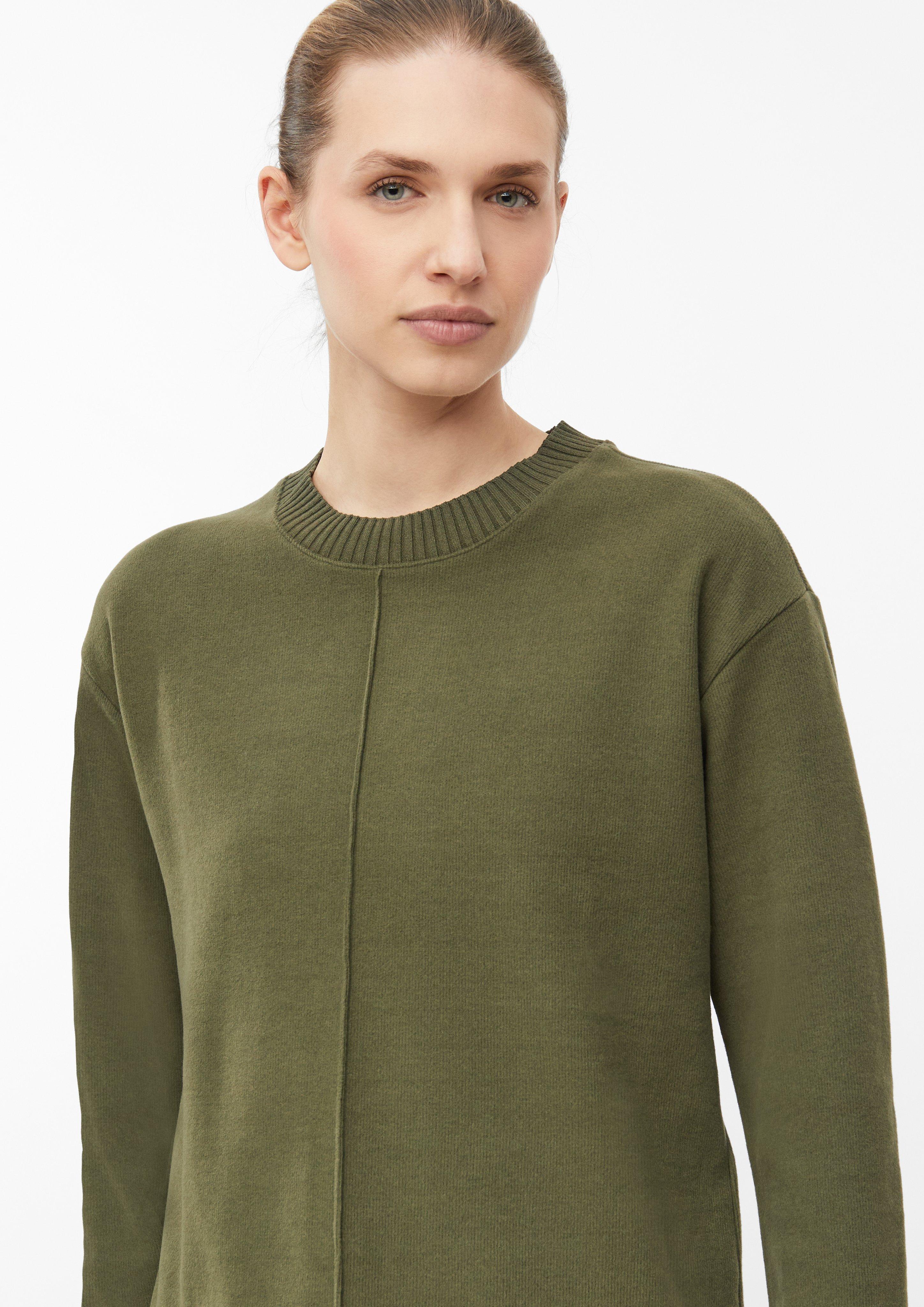 Women Brushed Sweatshirt in a Relaxed Fit in olive by s.Oliver
