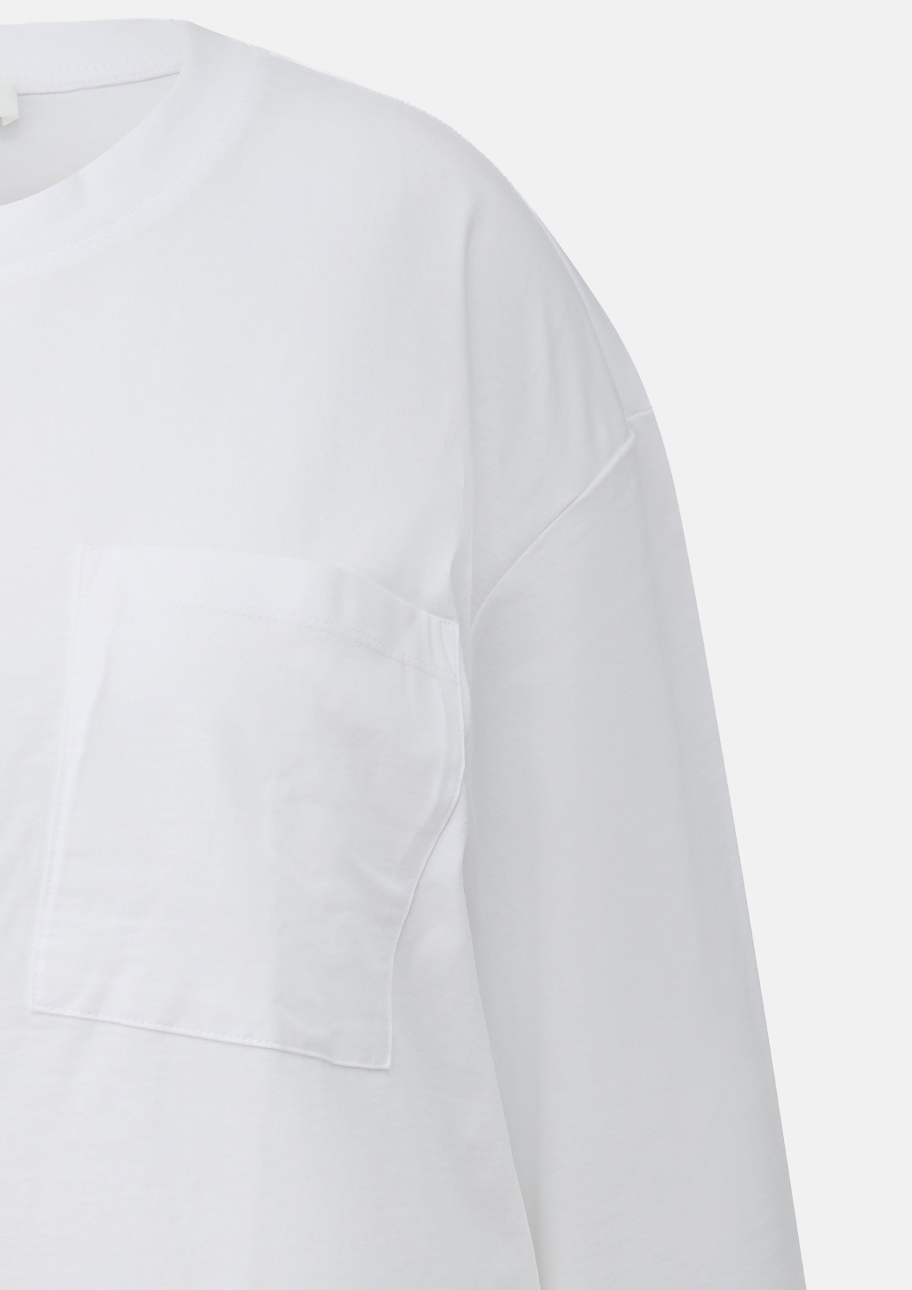 Damen T-Shirt mit weitem Arm in weiß von s.Oliver CURVE
