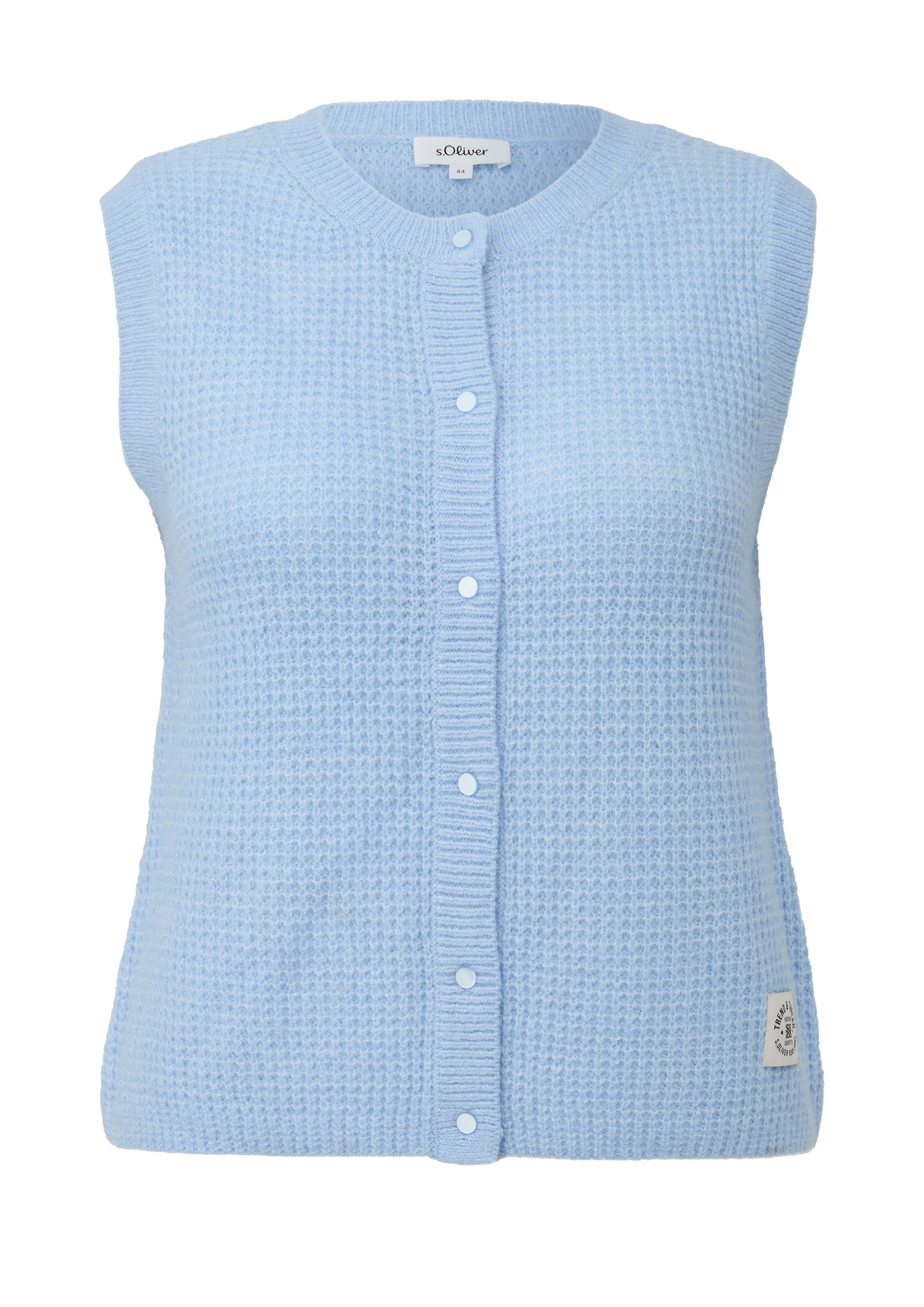 Gebreid vest van een alpaca-mix